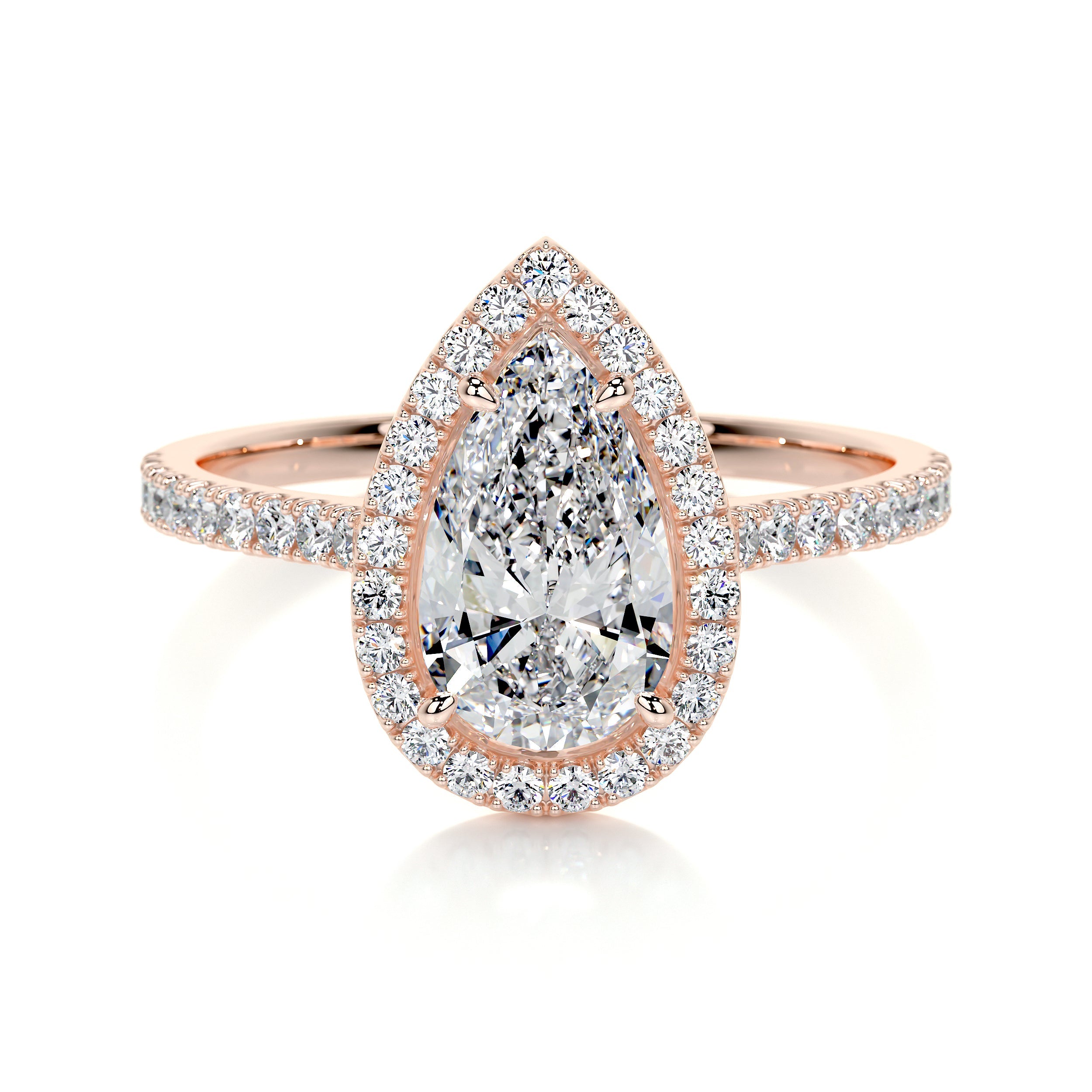 Sophia Lab Grown Diamond Ring -14K Rose Gold