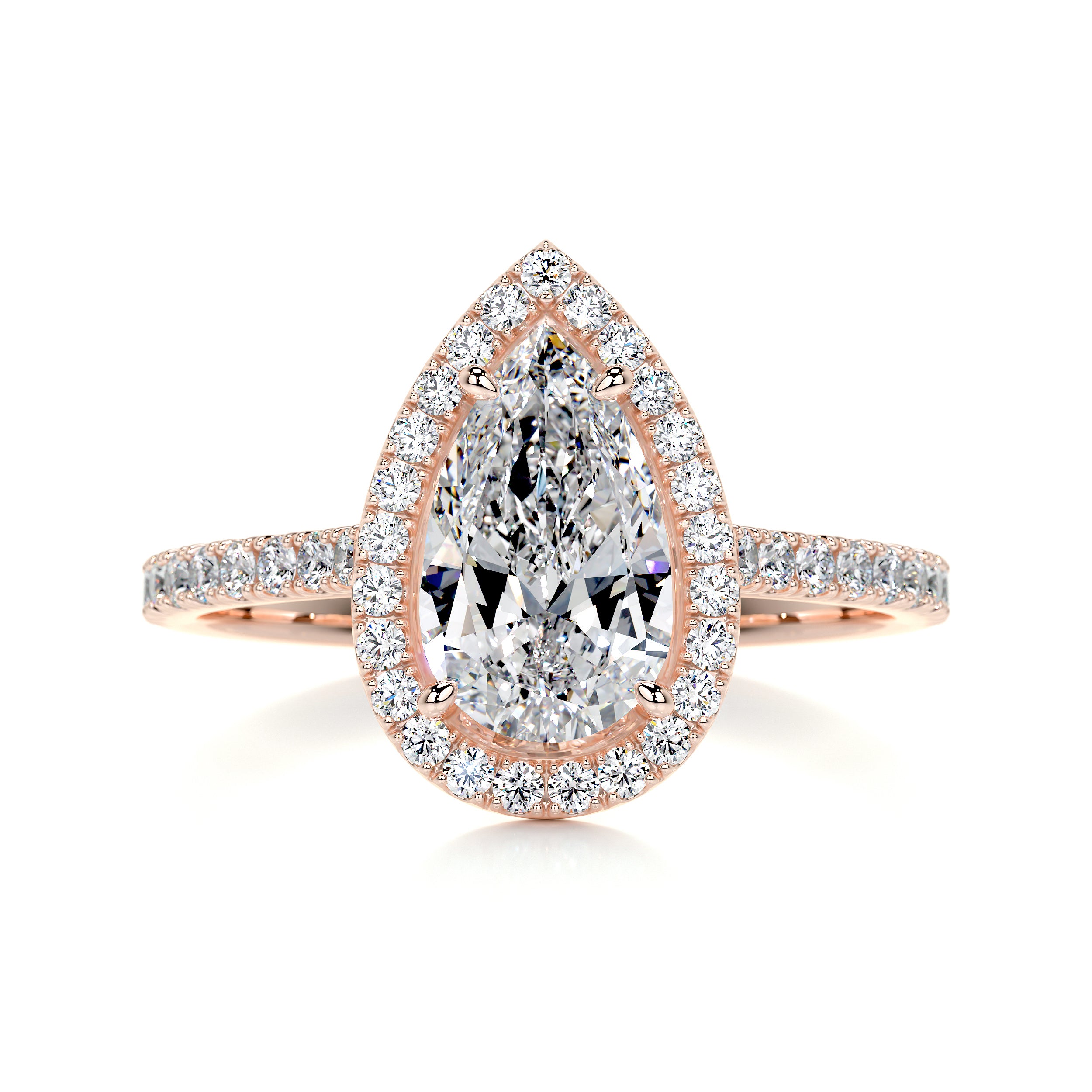 Sophia Diamond Engagement Ring -14K Rose Gold