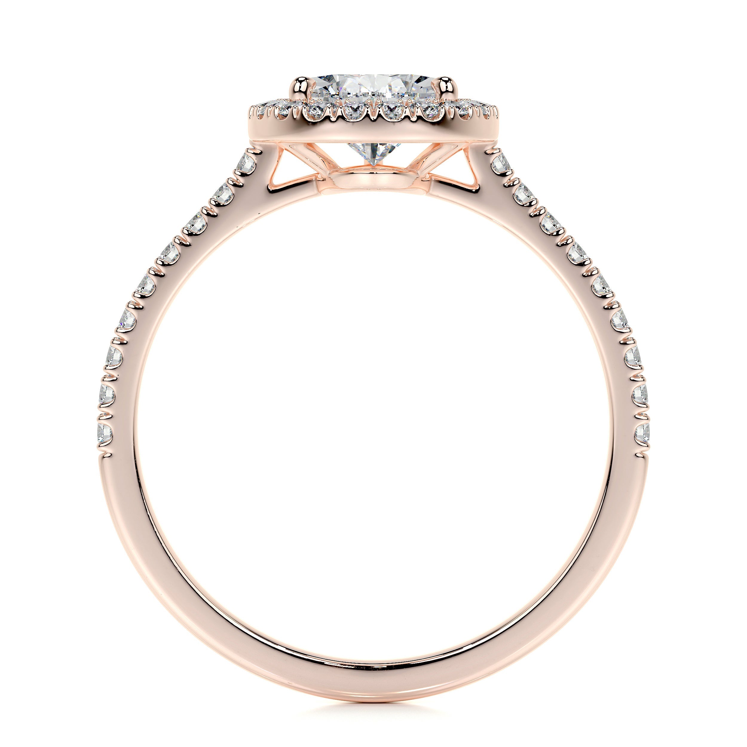 Sophia Lab Grown Diamond Ring -14K Rose Gold
