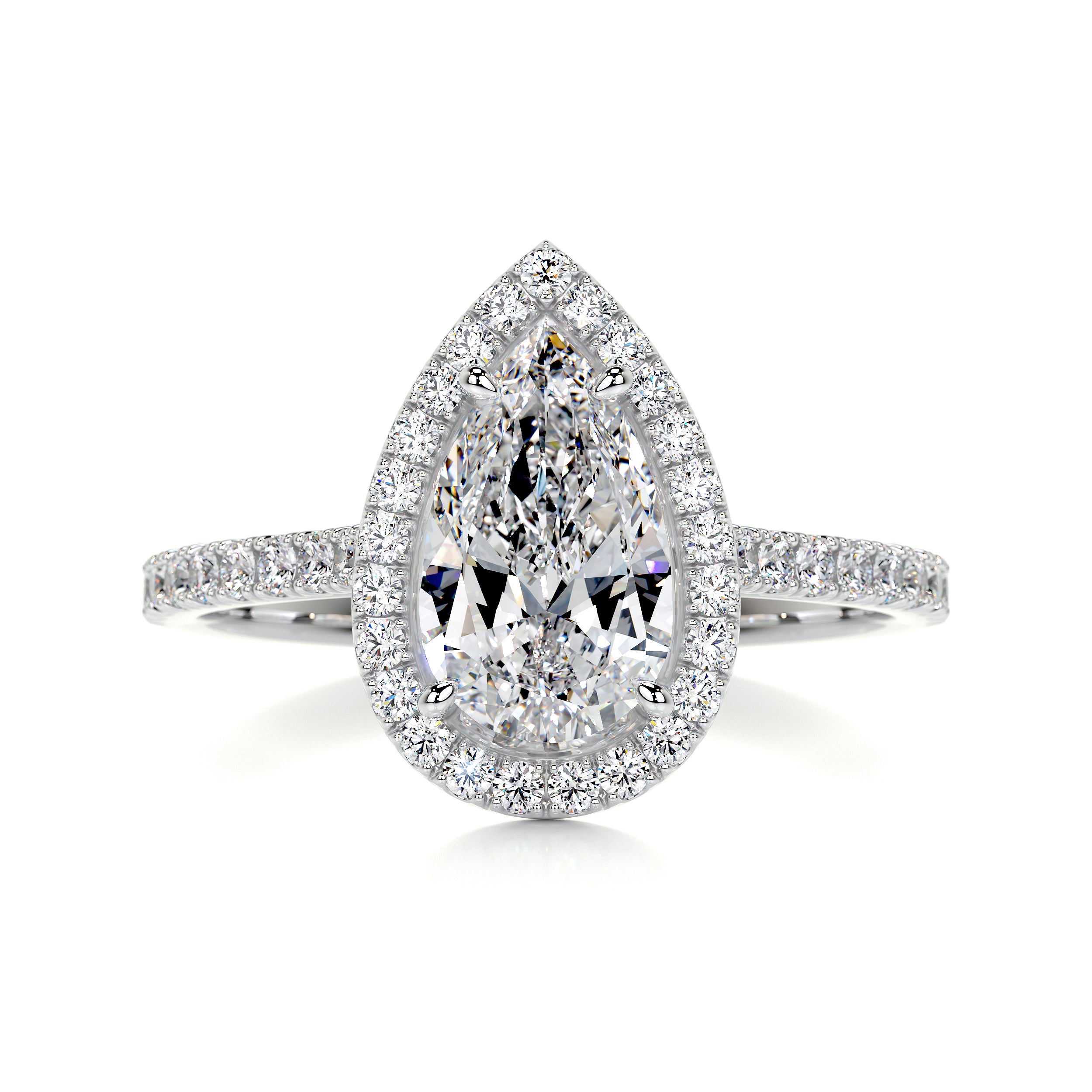 Sophia Diamond Engagement Ring -14K White Gold