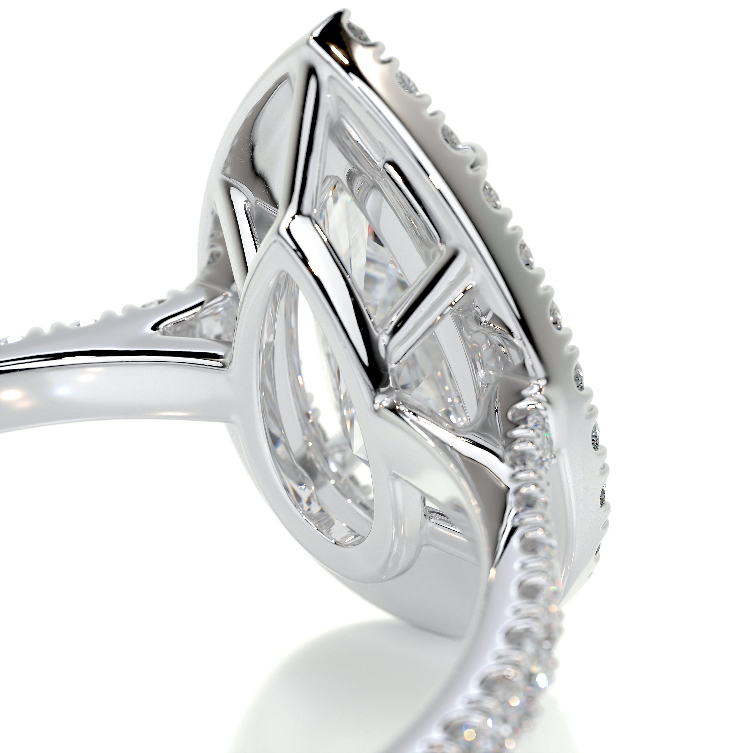 Sophia Diamond Engagement Ring -18K White Gold