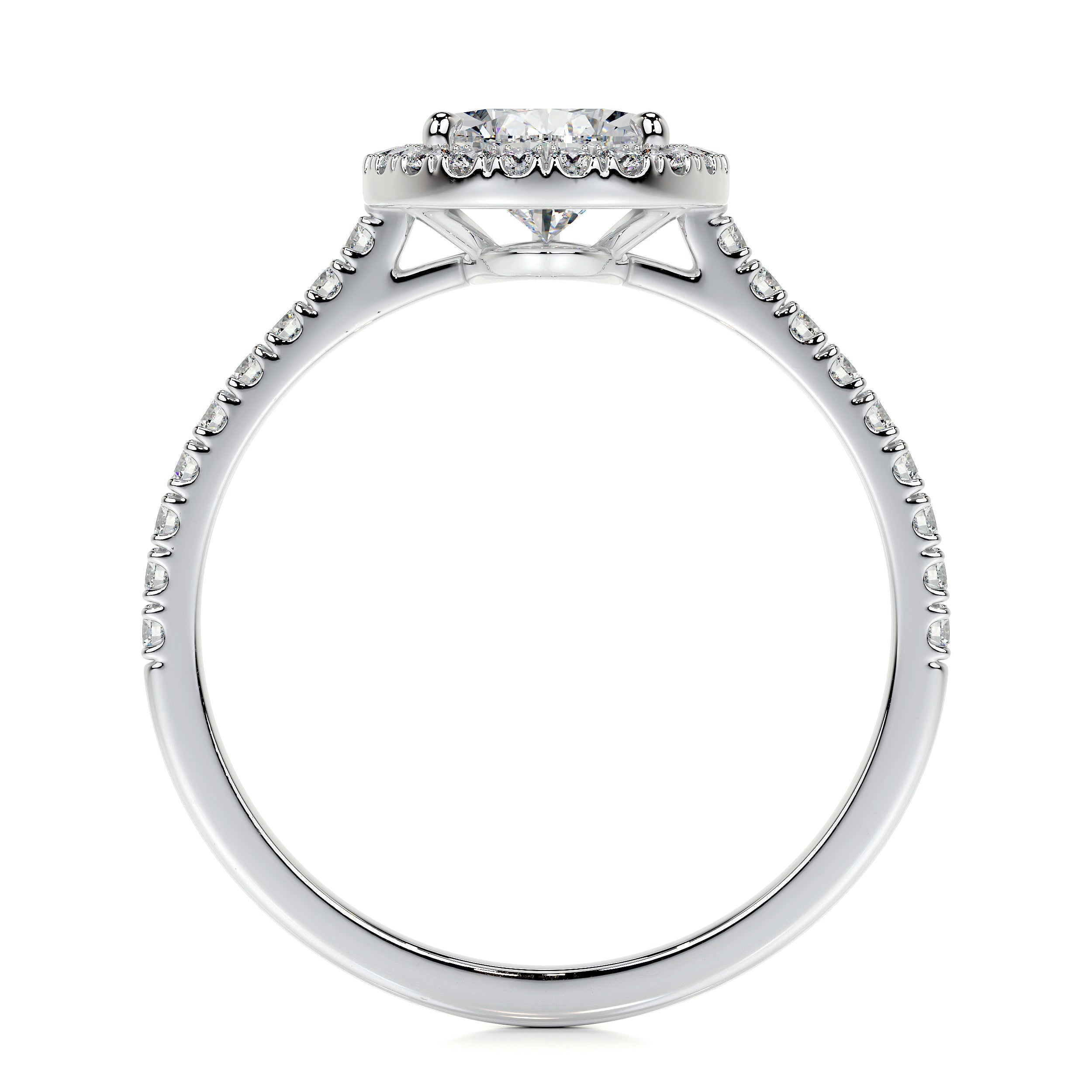 Sophia Lab Grown Diamond Ring -14K White Gold