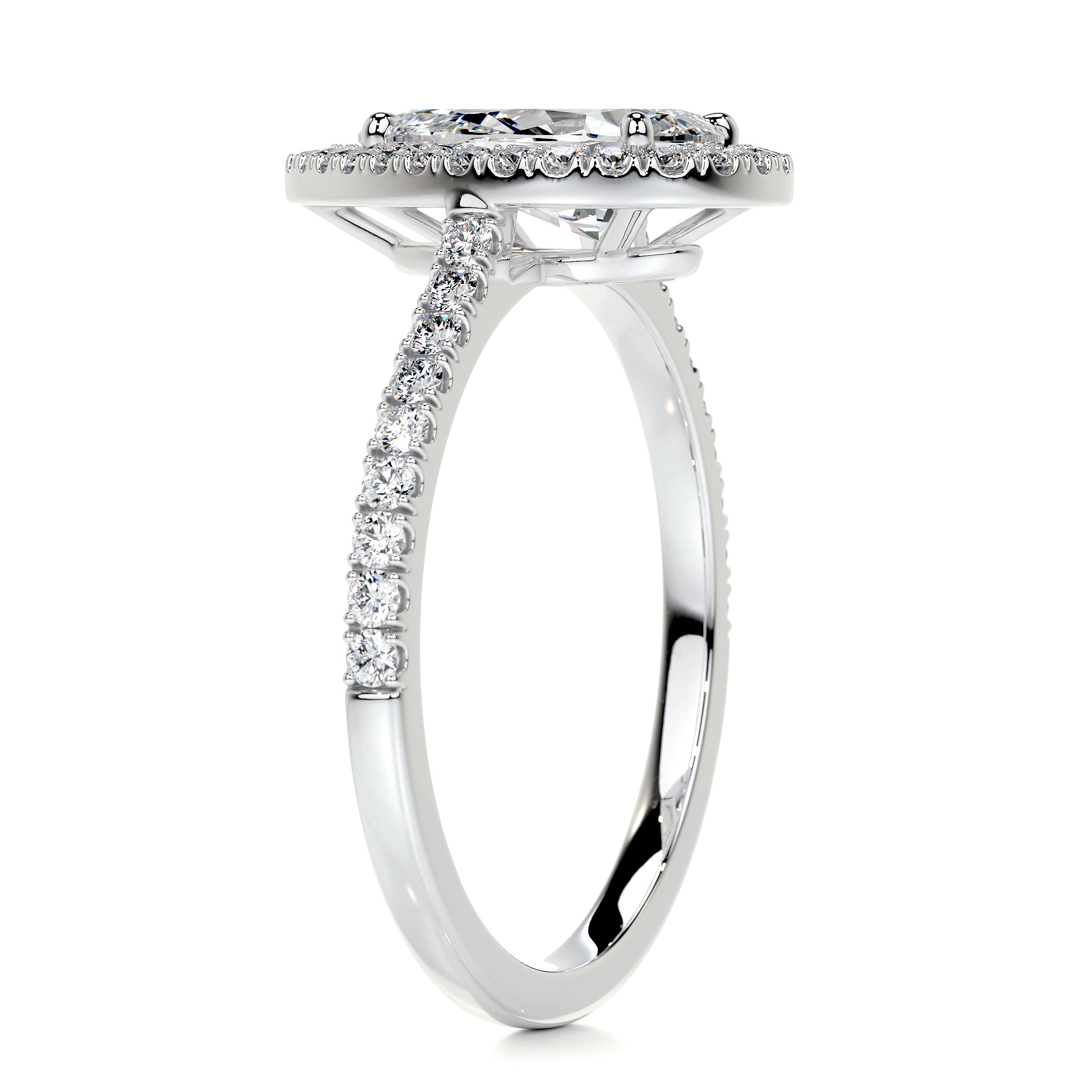 Sophia Diamond Engagement Ring -18K White Gold