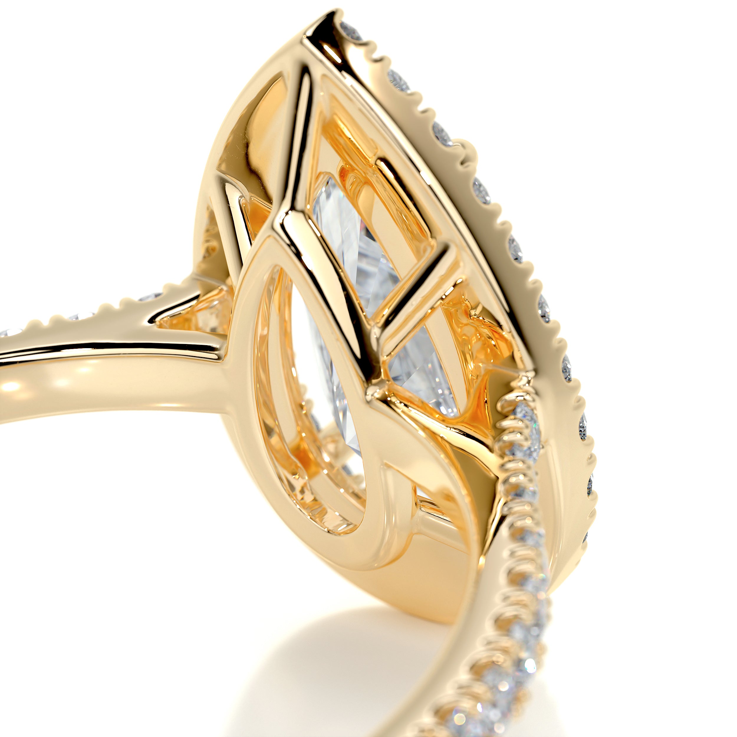 Sophia Diamond Engagement Ring -18K Yellow Gold