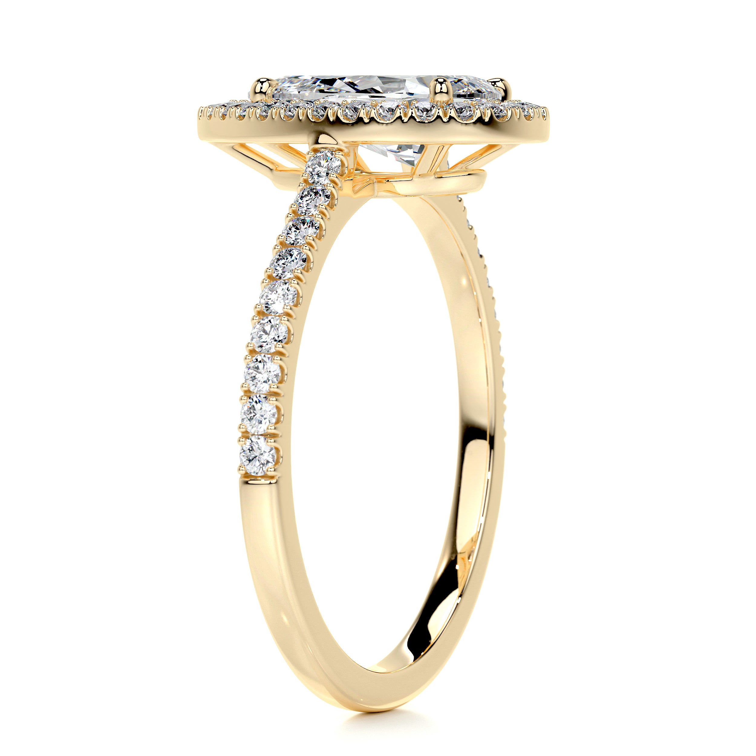 Sophia Diamond Engagement Ring -18K Yellow Gold