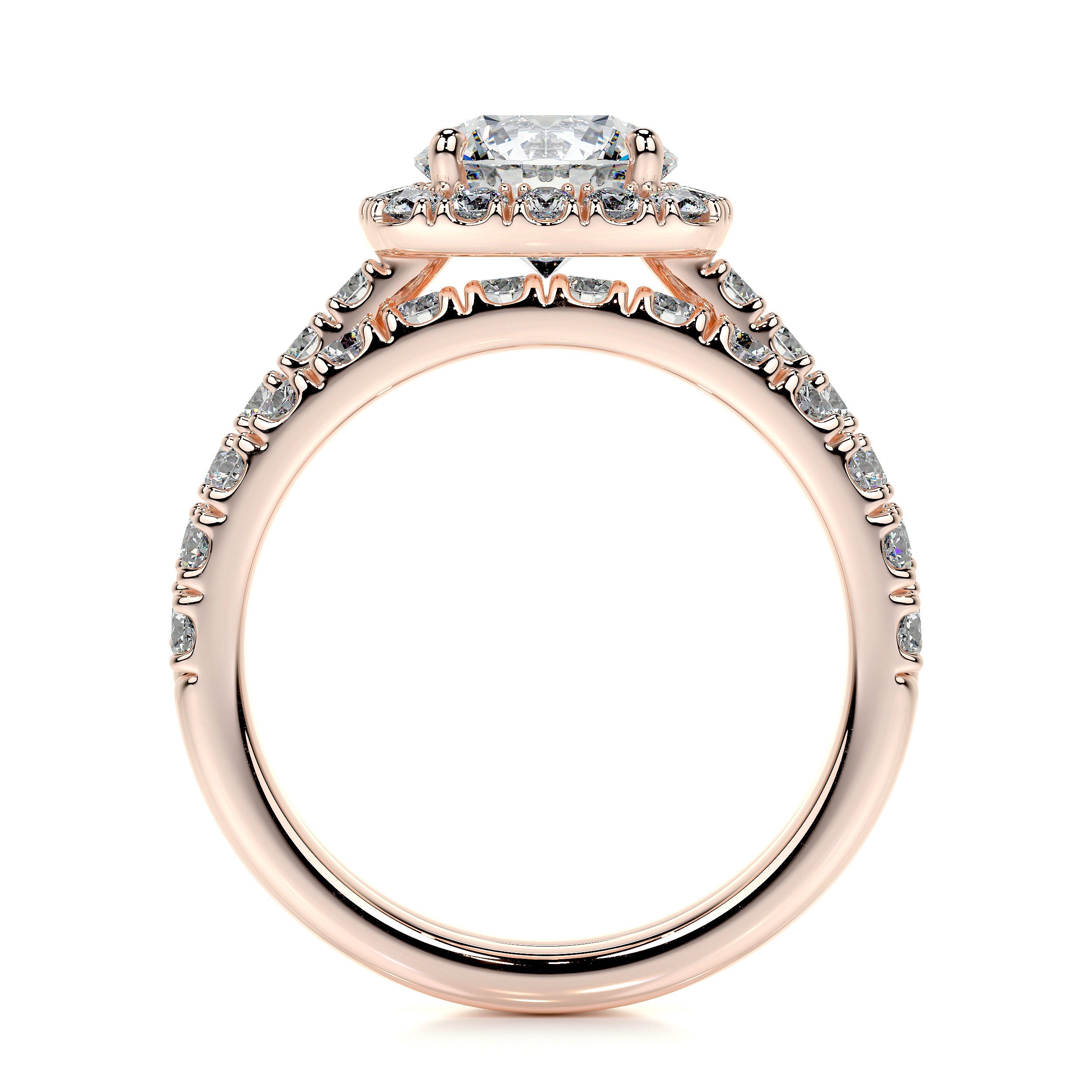 Sienna Lab Grown Diamond Bridal Set -14K Rose Gold