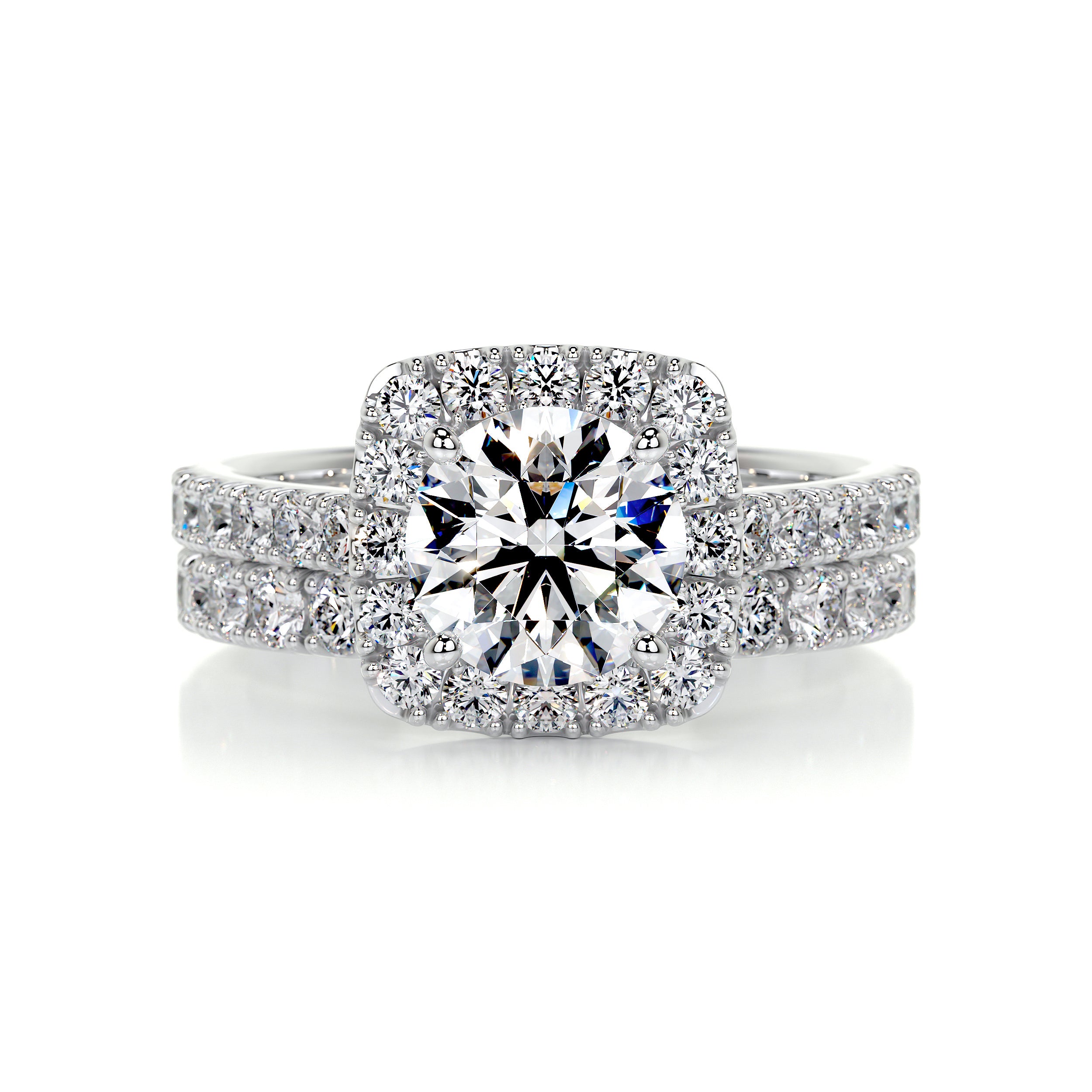 Sienna Diamond Bridal Set -14K White Gold