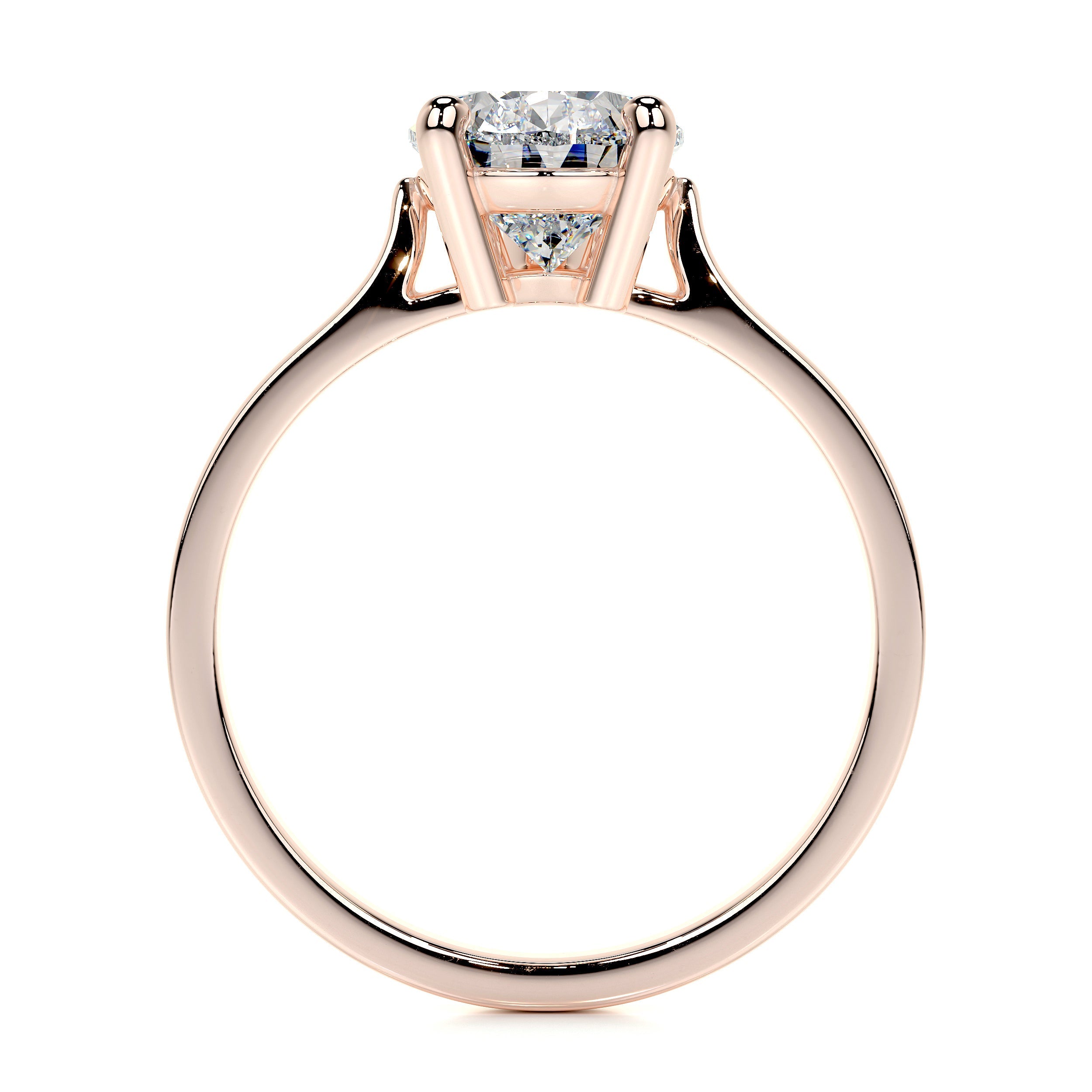 Jessica Lab Grown Diamond Ring   (2 Carat) -14K Rose Gold