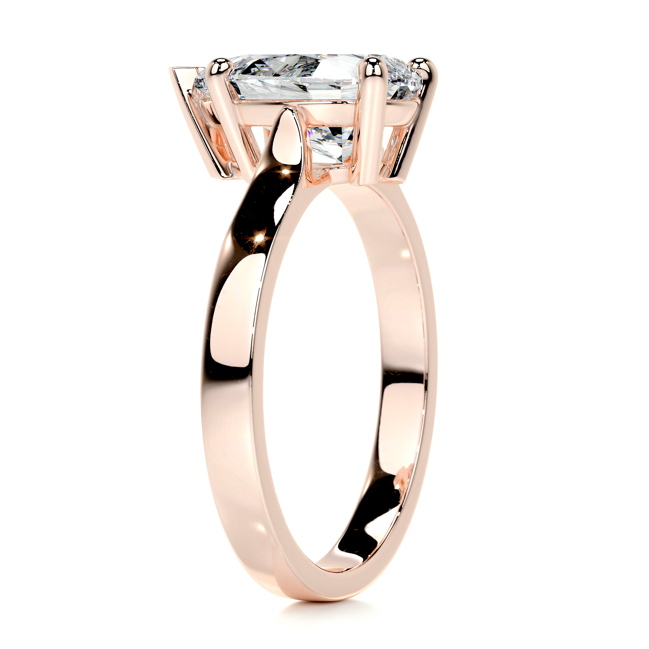 Jessica Diamond Engagement Ring -14K Rose Gold