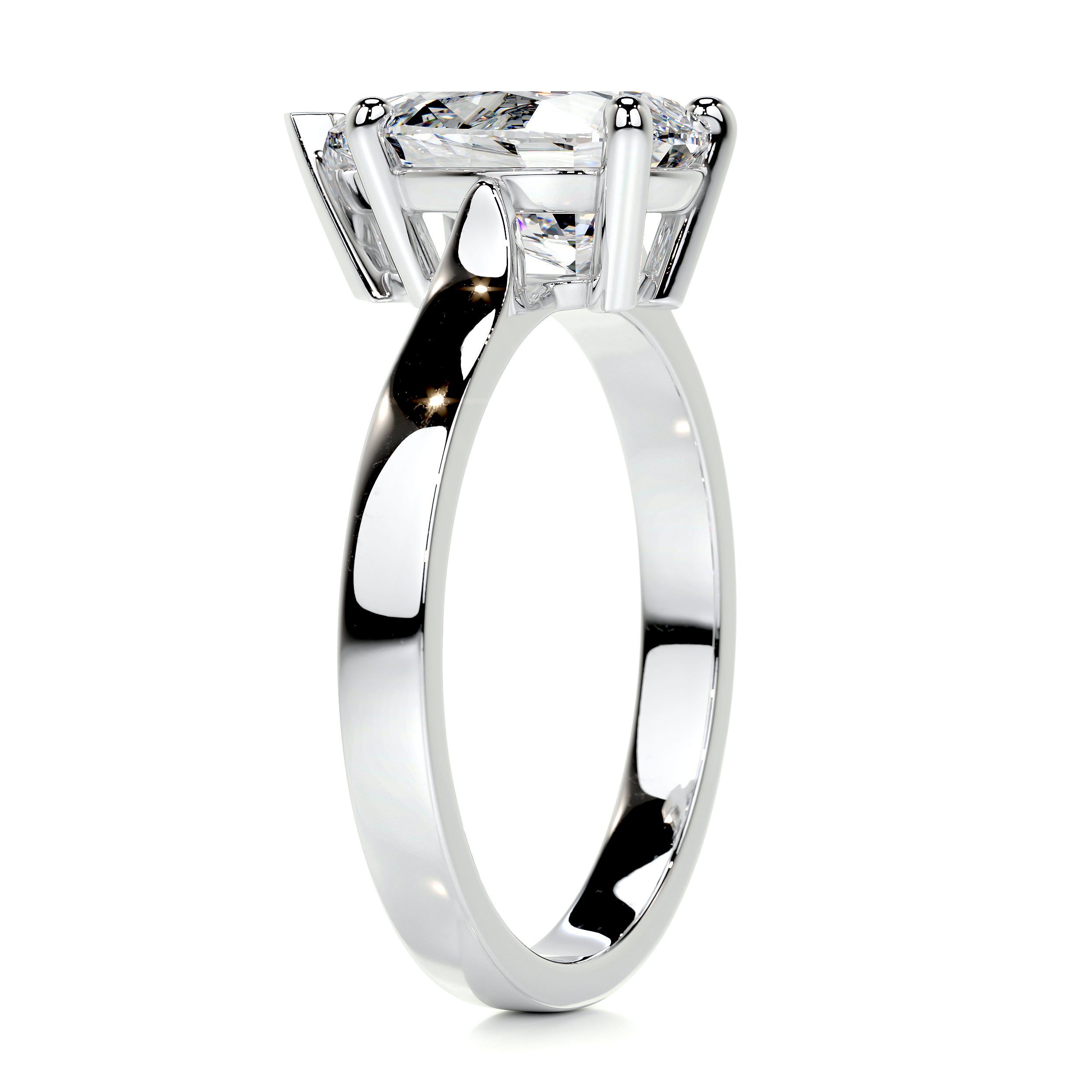 Jessica Diamond Engagement Ring -14K White Gold