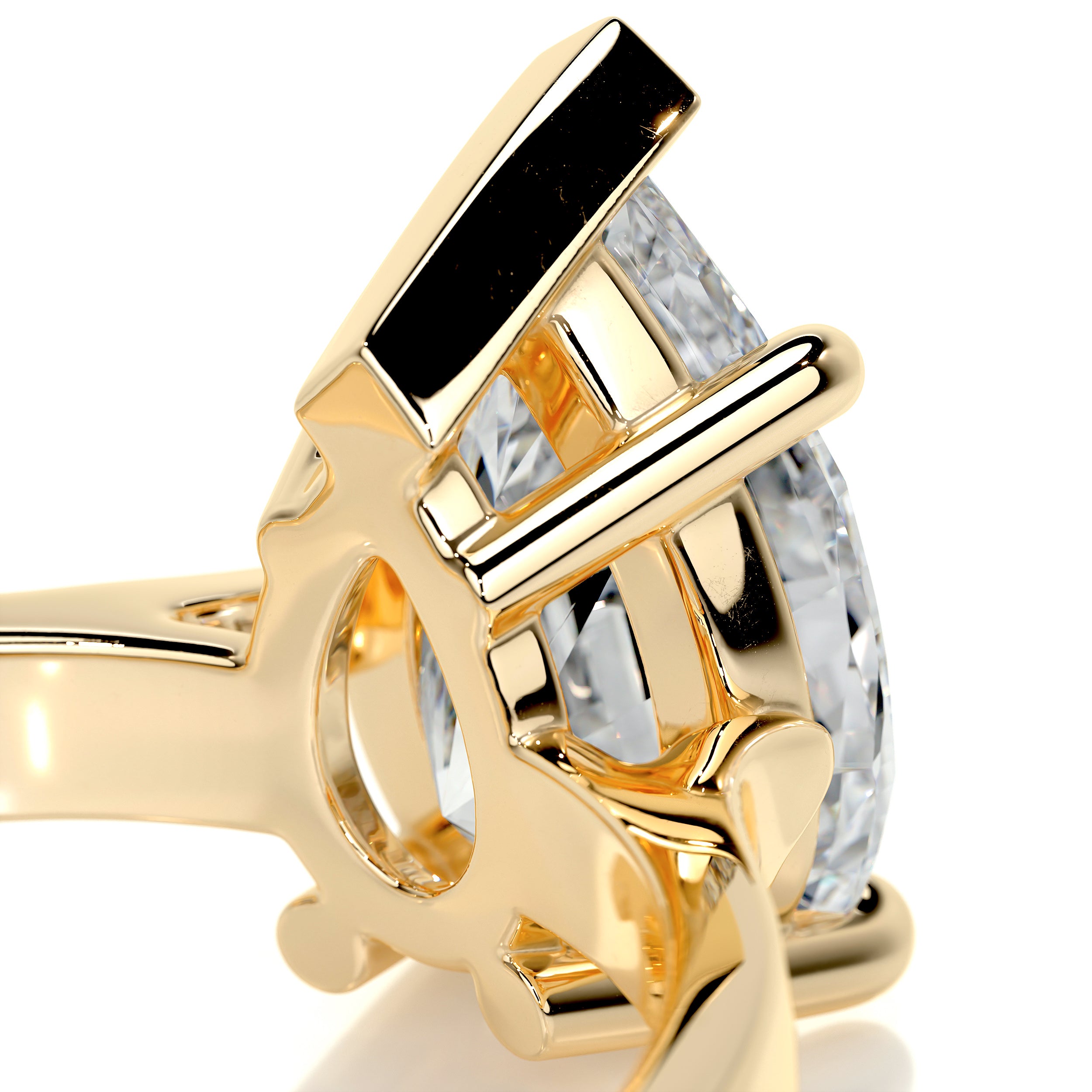 Jessica Diamond Engagement Ring -18K Yellow Gold