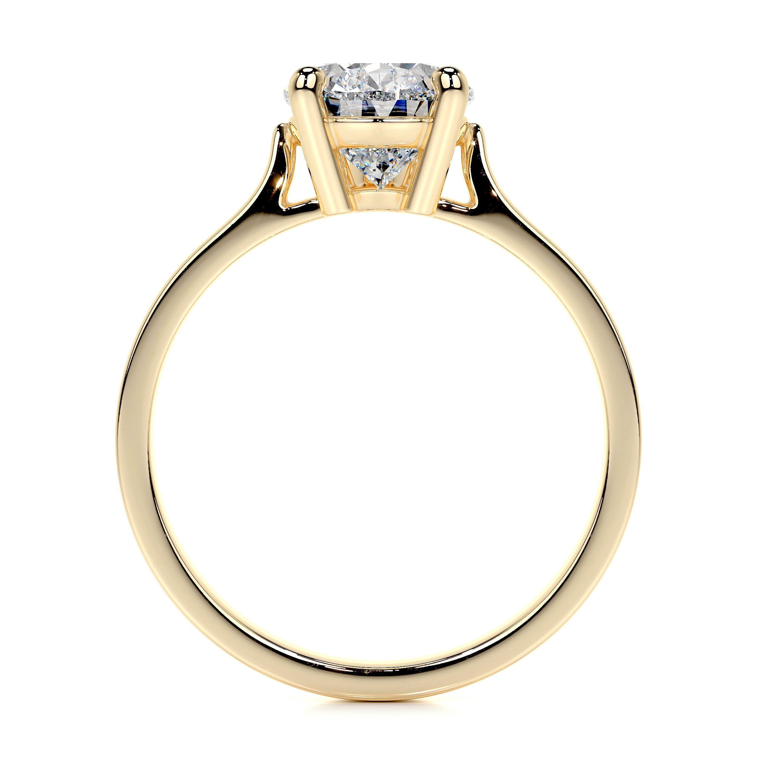 Jessica Lab Grown Diamond Ring (2 Carat) -18K Yellow Gold