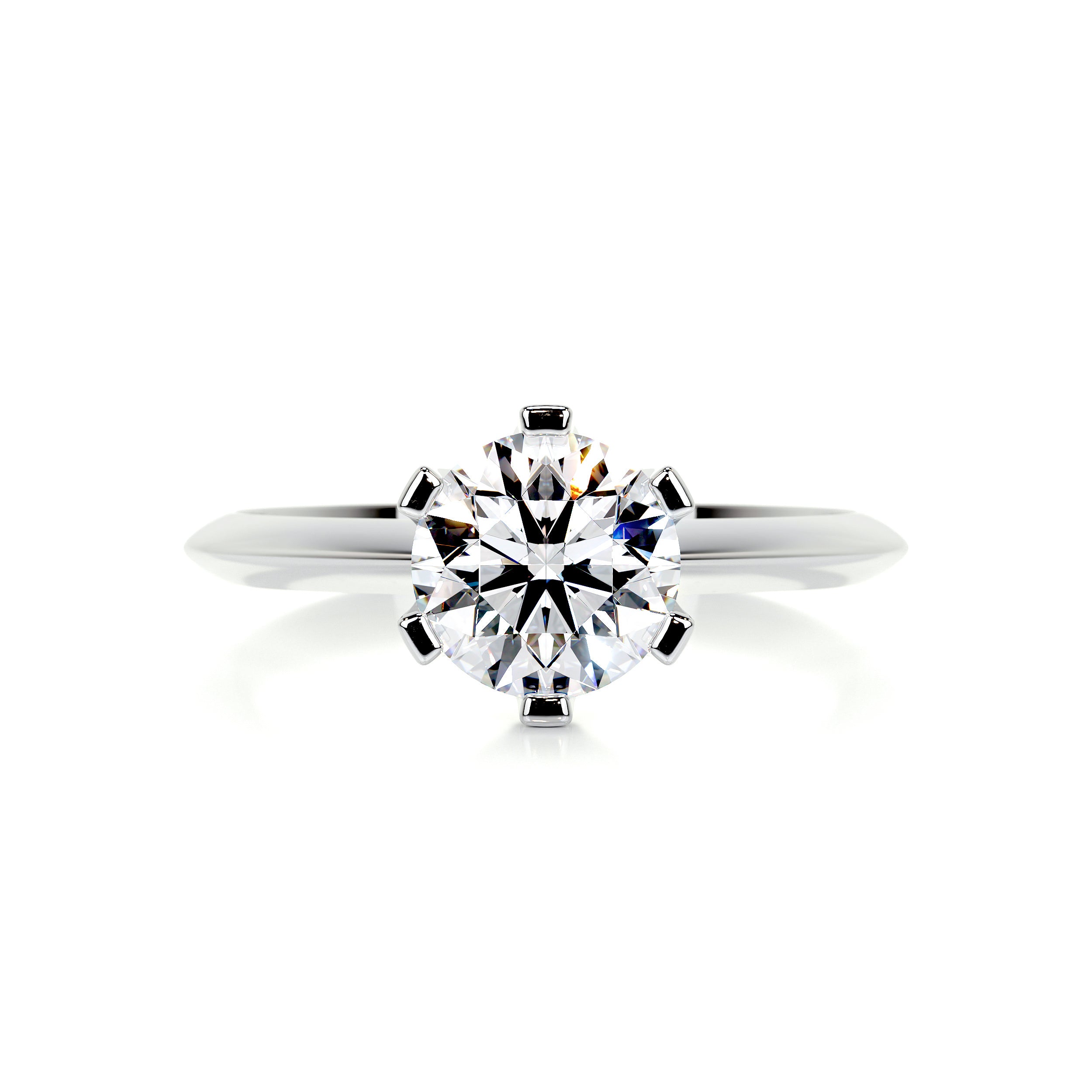 Alexis Diamond Engagement Ring -14K White Gold