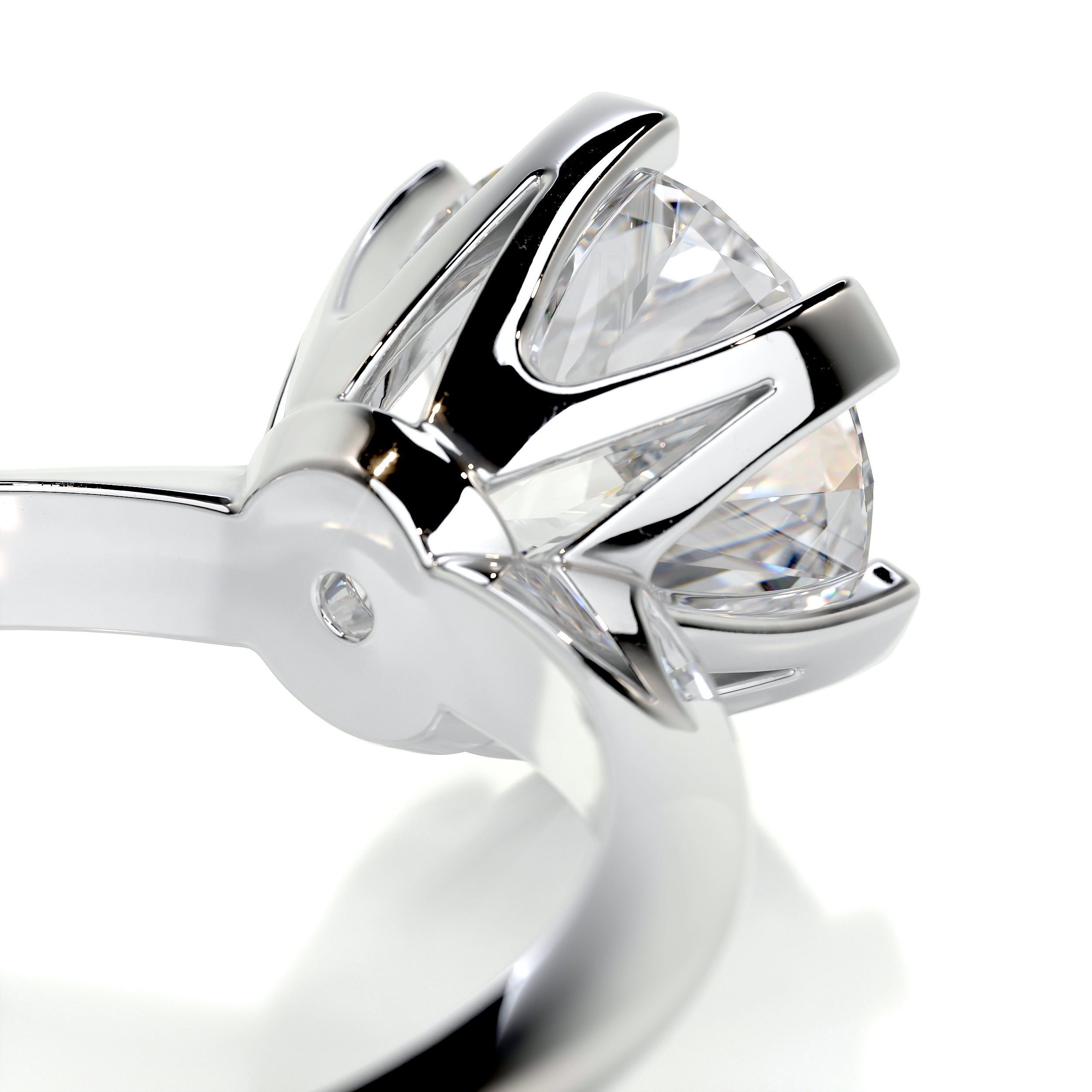 Alexis Diamond Engagement Ring -14K White Gold