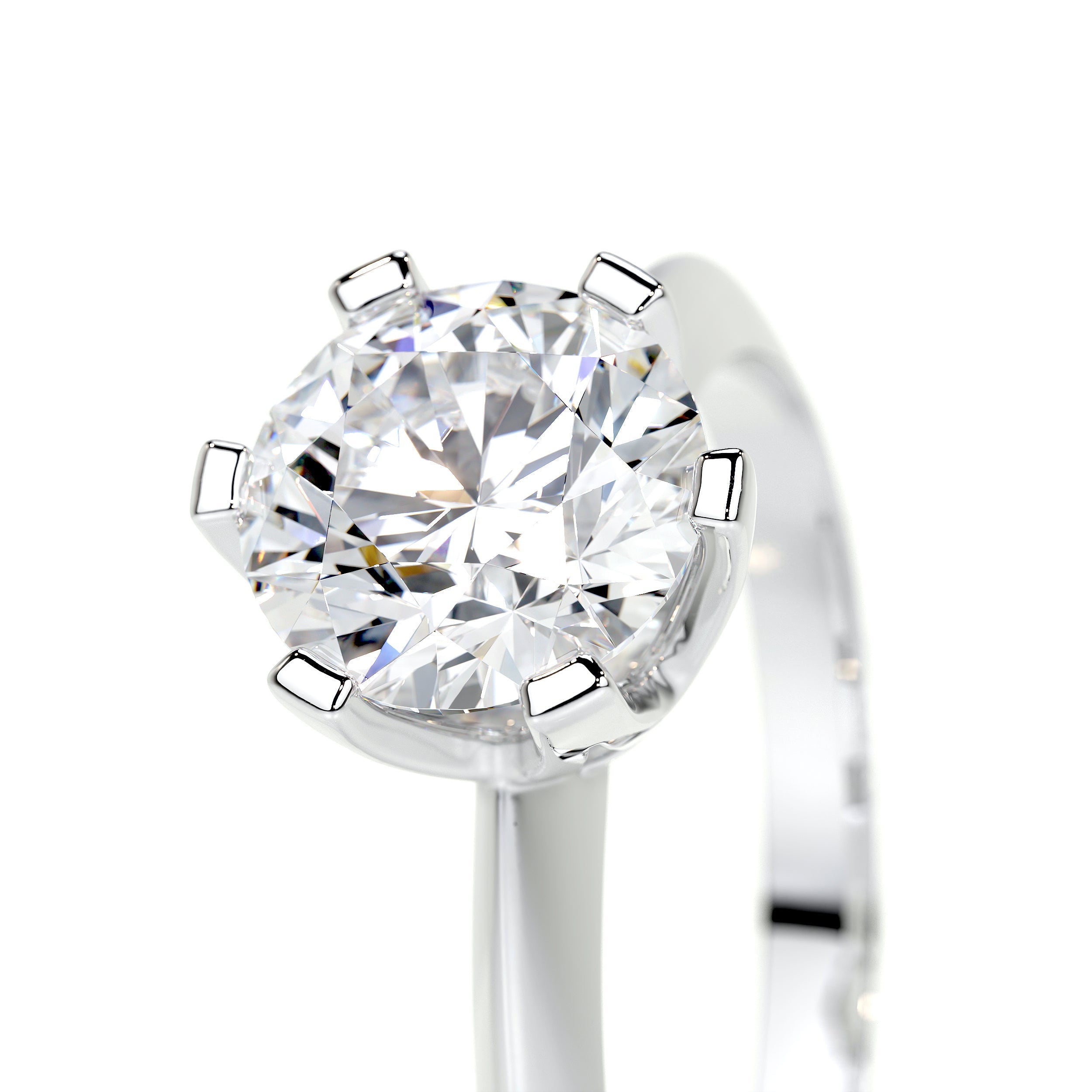 Alexis Lab Grown Diamond Ring   (1.25 Carat) -18K White Gold