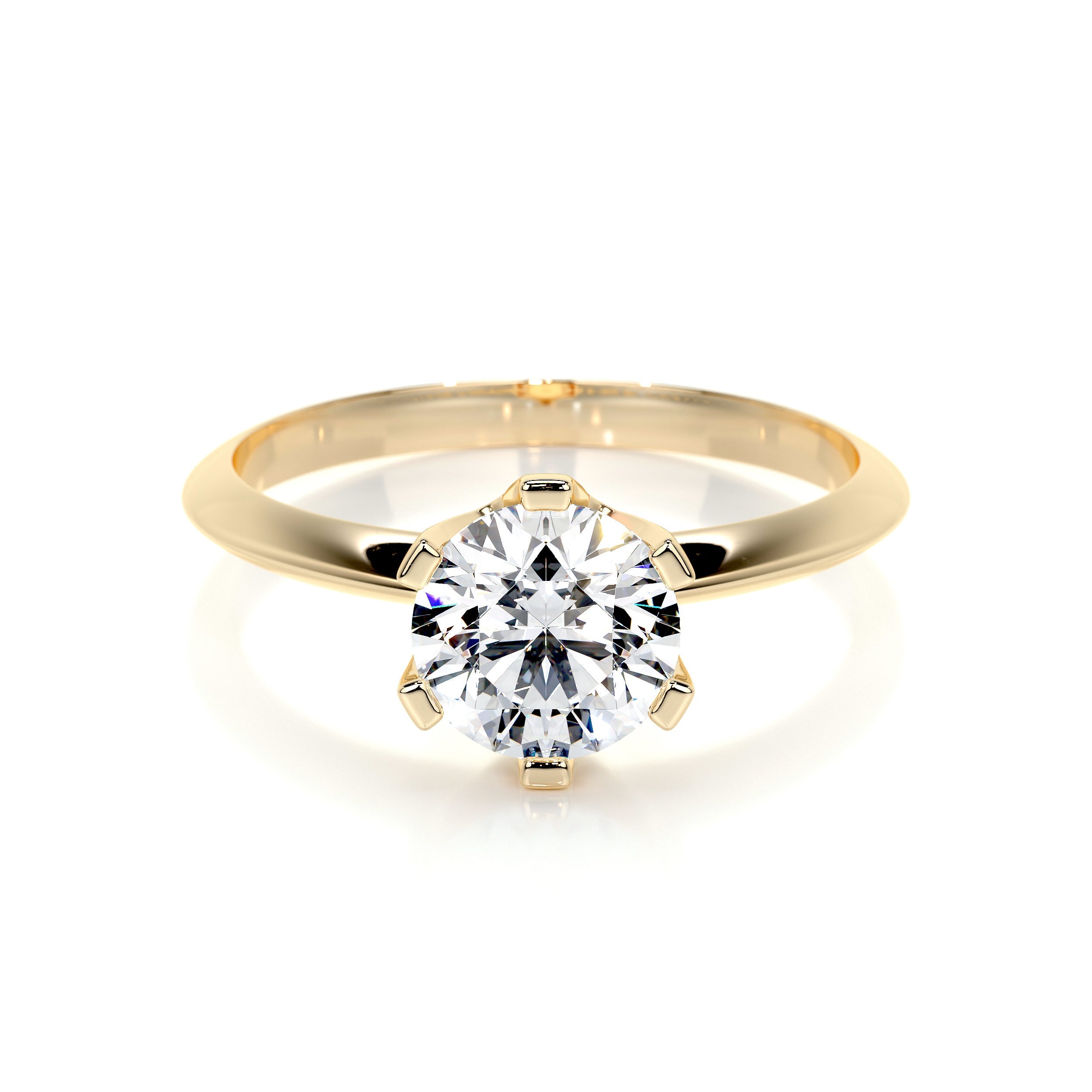 Alexis Lab Grown Diamond Ring   (1.25 Carat) -18K Yellow Gold