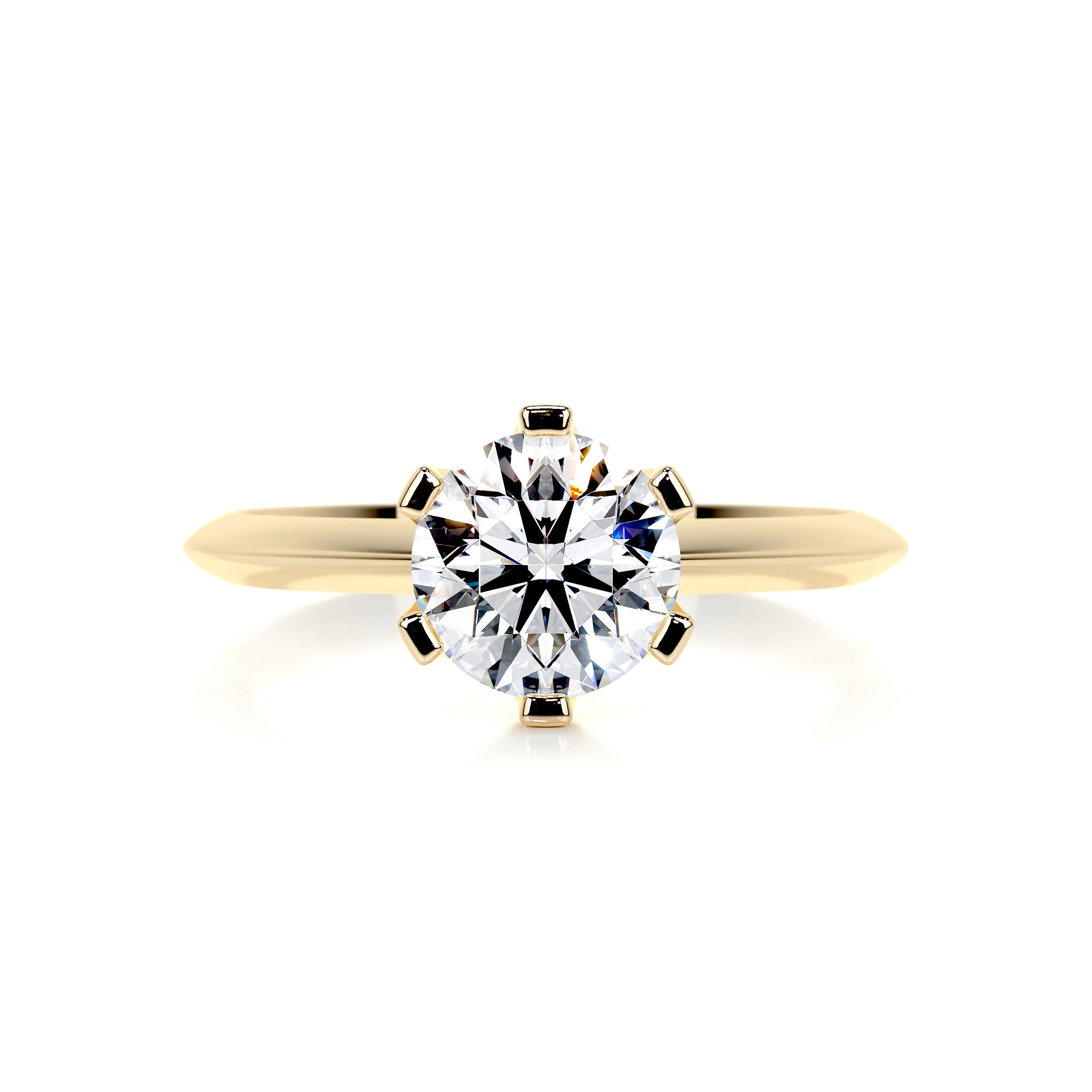 Alexis Diamond Engagement Ring -18K Yellow Gold