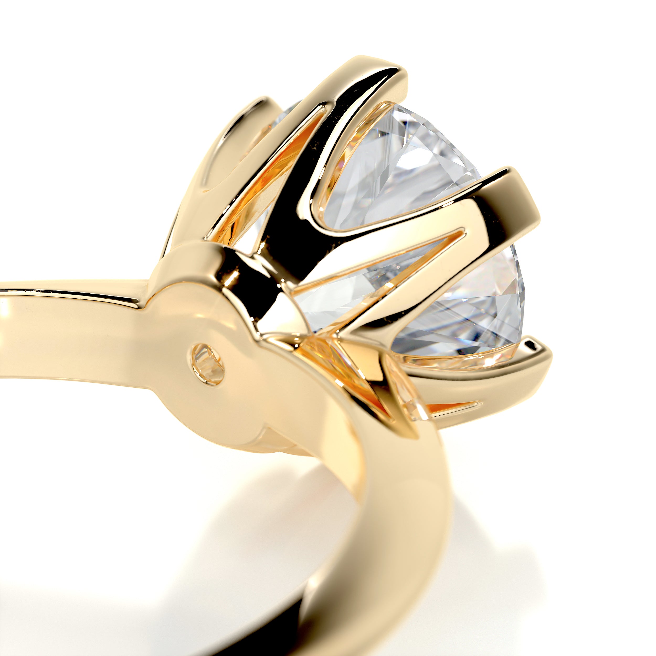 Alexis Diamond Engagement Ring -18K Yellow Gold