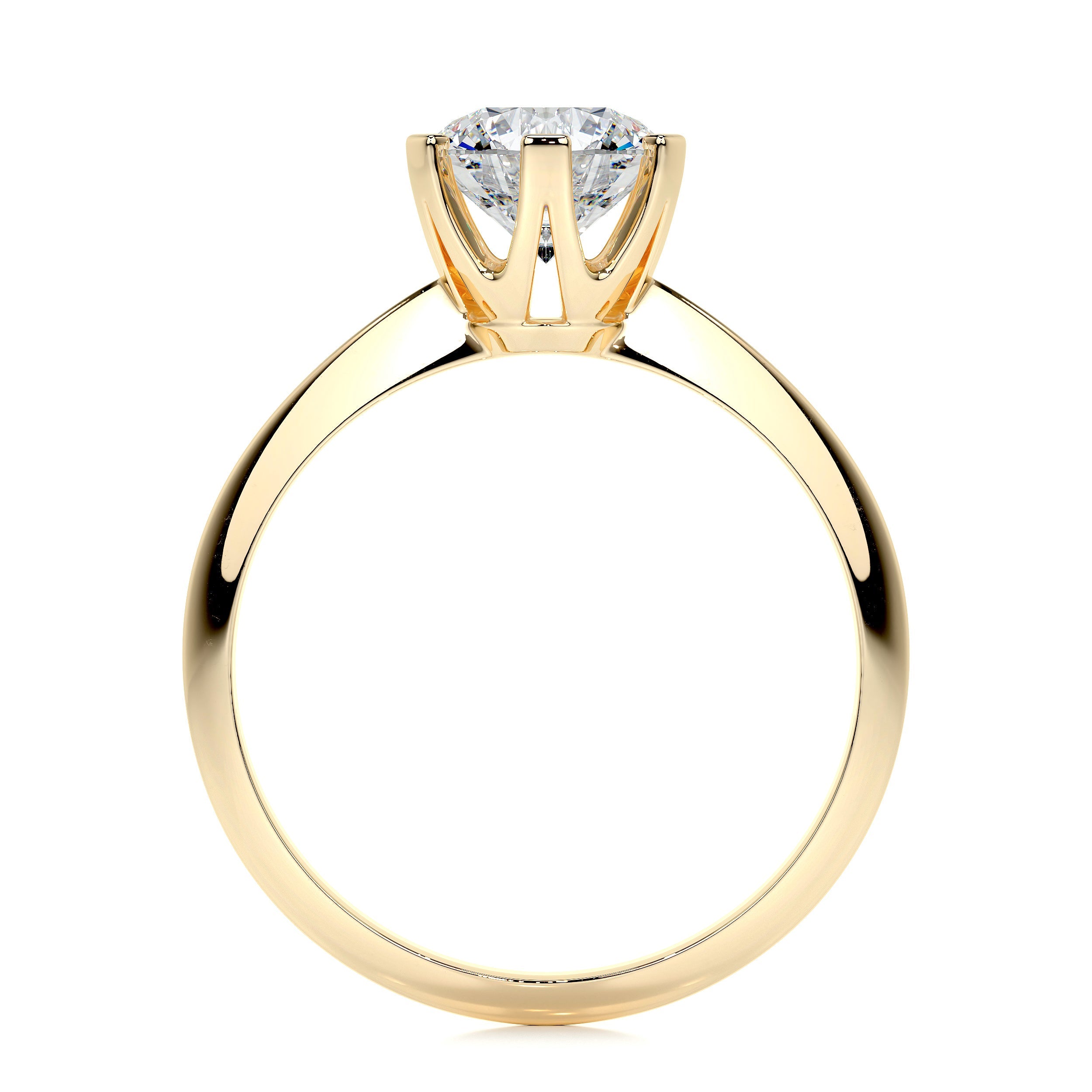 Alexis Lab Grown Diamond Ring   (1.25 Carat) -18K Yellow Gold