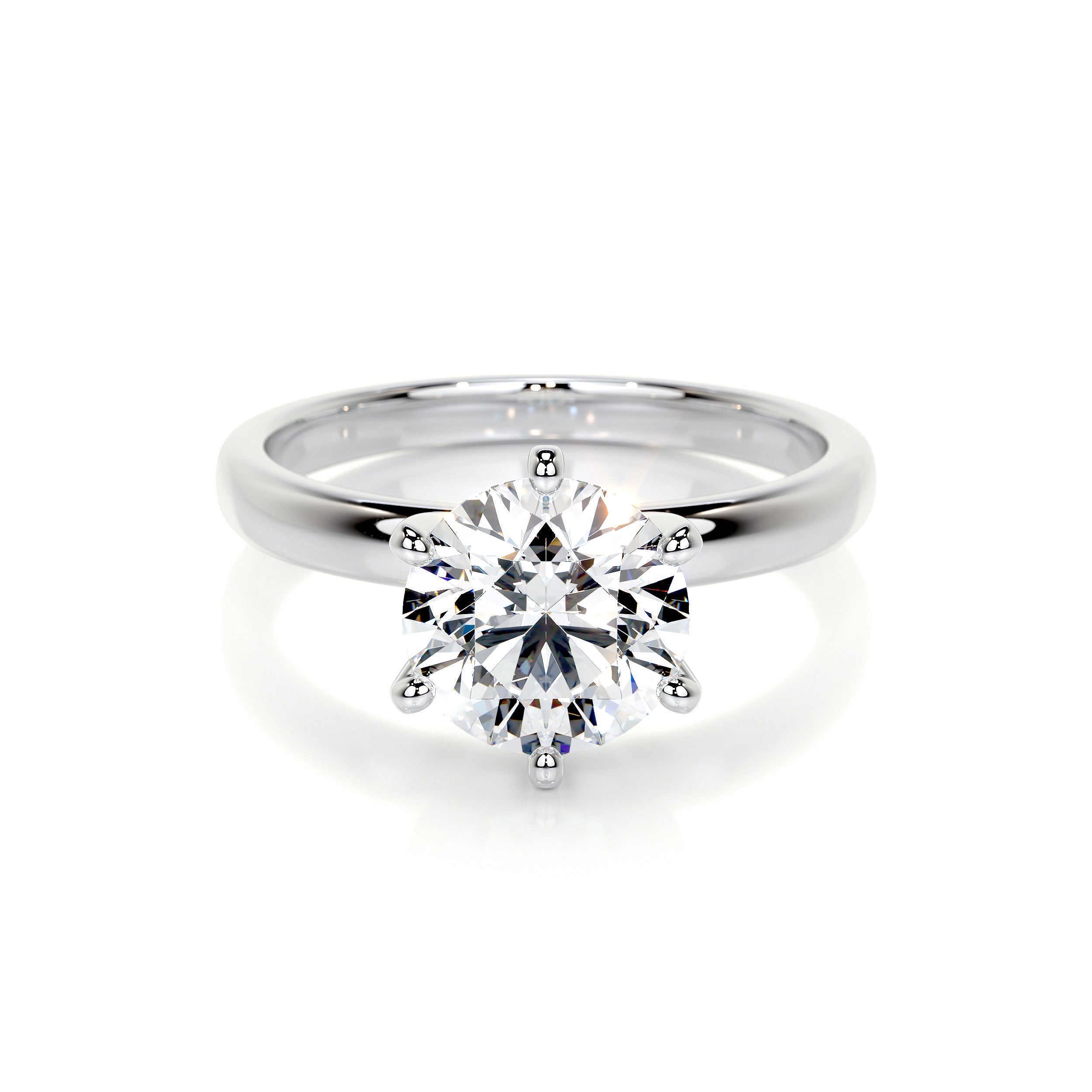 Jessica Lab Grown Diamond Ring (2 Carat) -14K White Gold