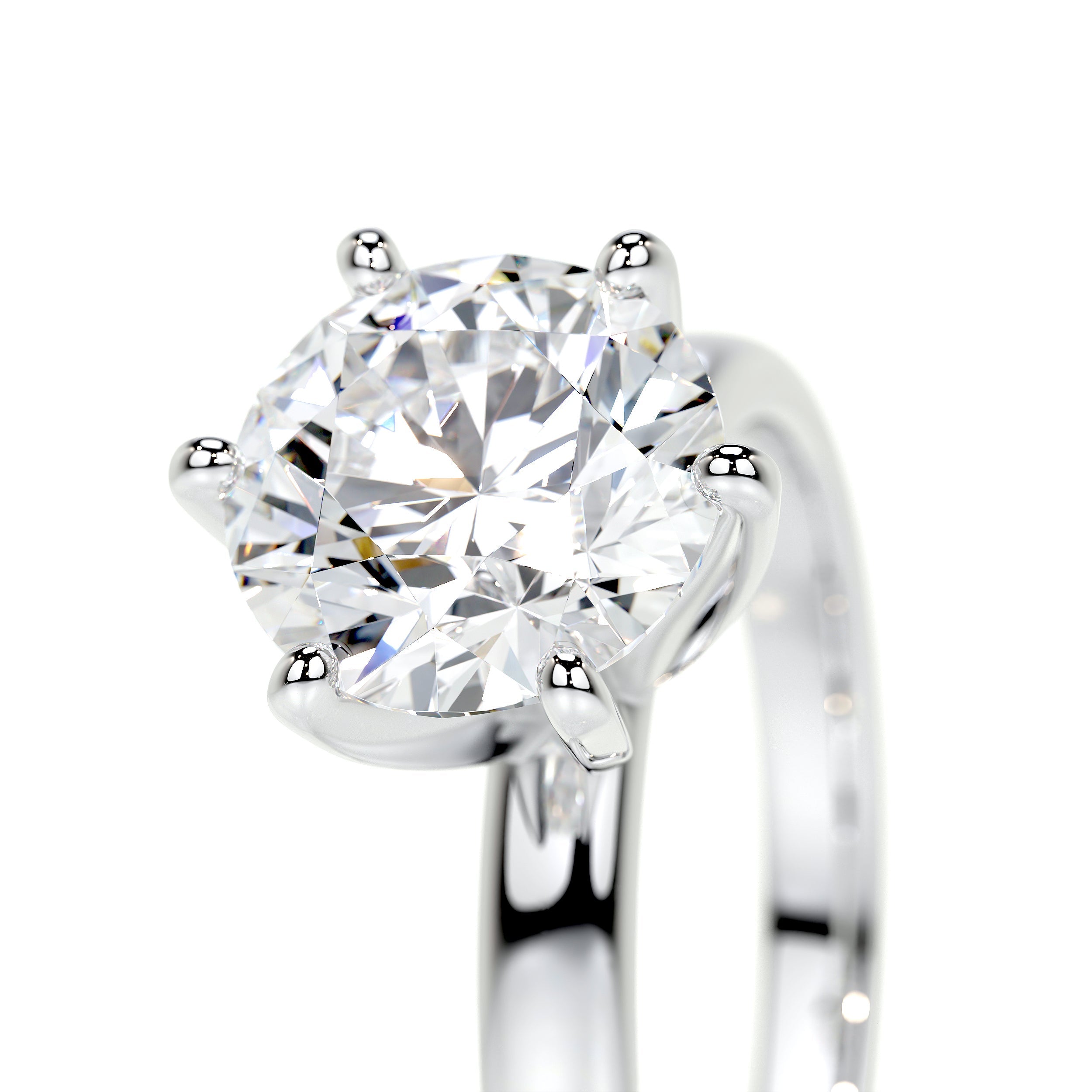 Jessica Lab Grown Diamond Ring (2 Carat) -14K White Gold
