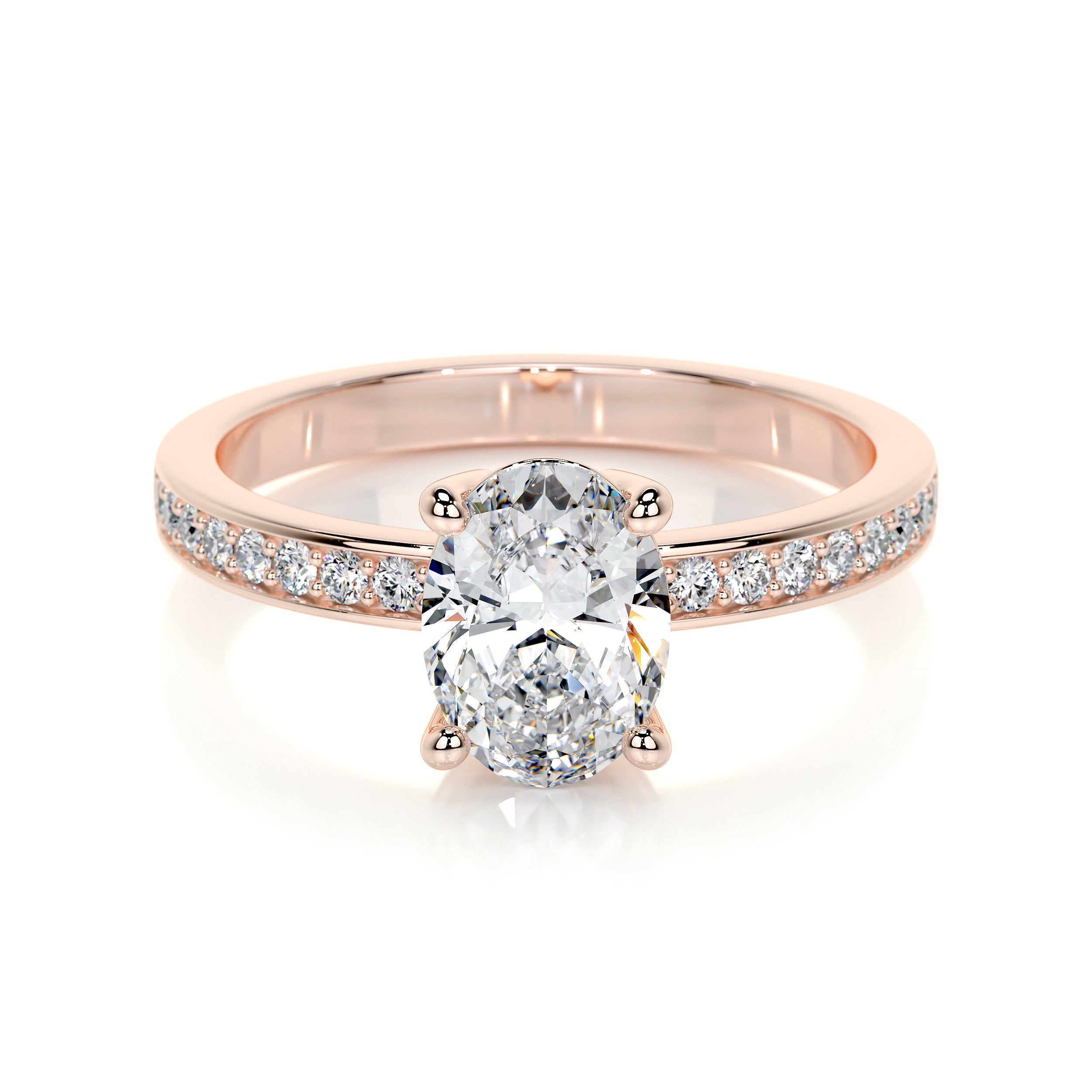 Giselle Lab Grown Diamond Ring -14K Rose Gold