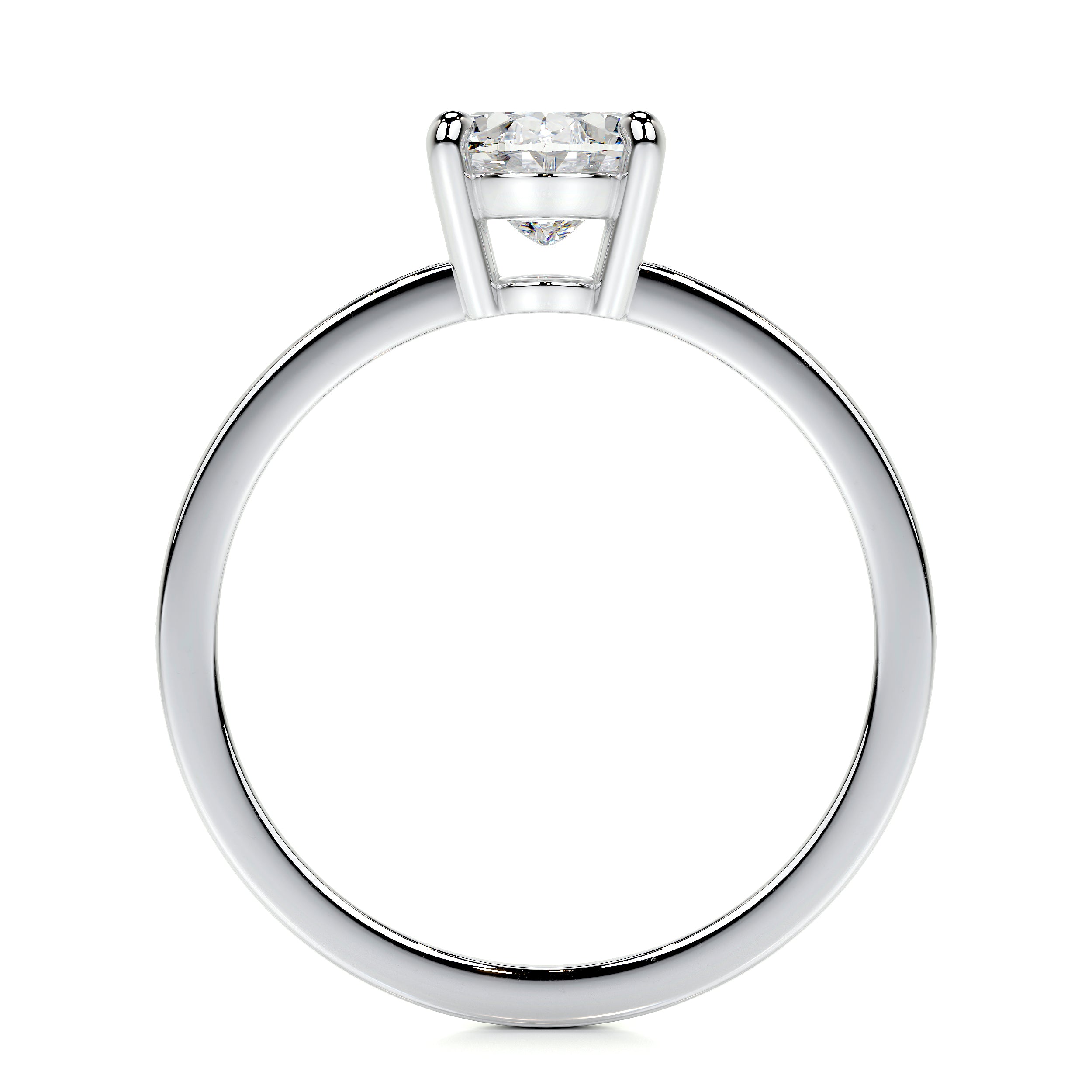 Giselle Lab Grown Diamond Ring -14K White Gold