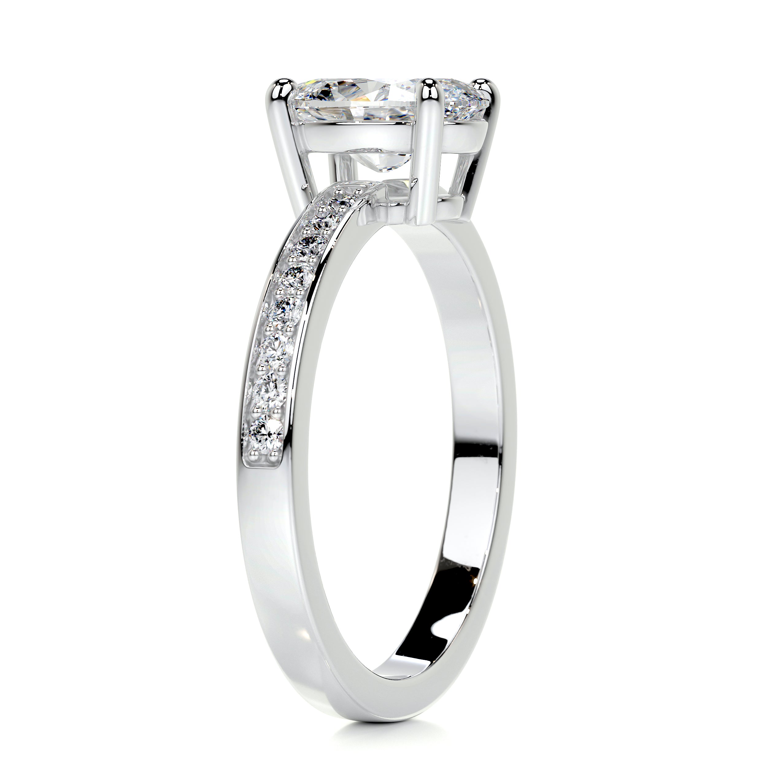 Giselle Diamond Engagement Ring -Platinum