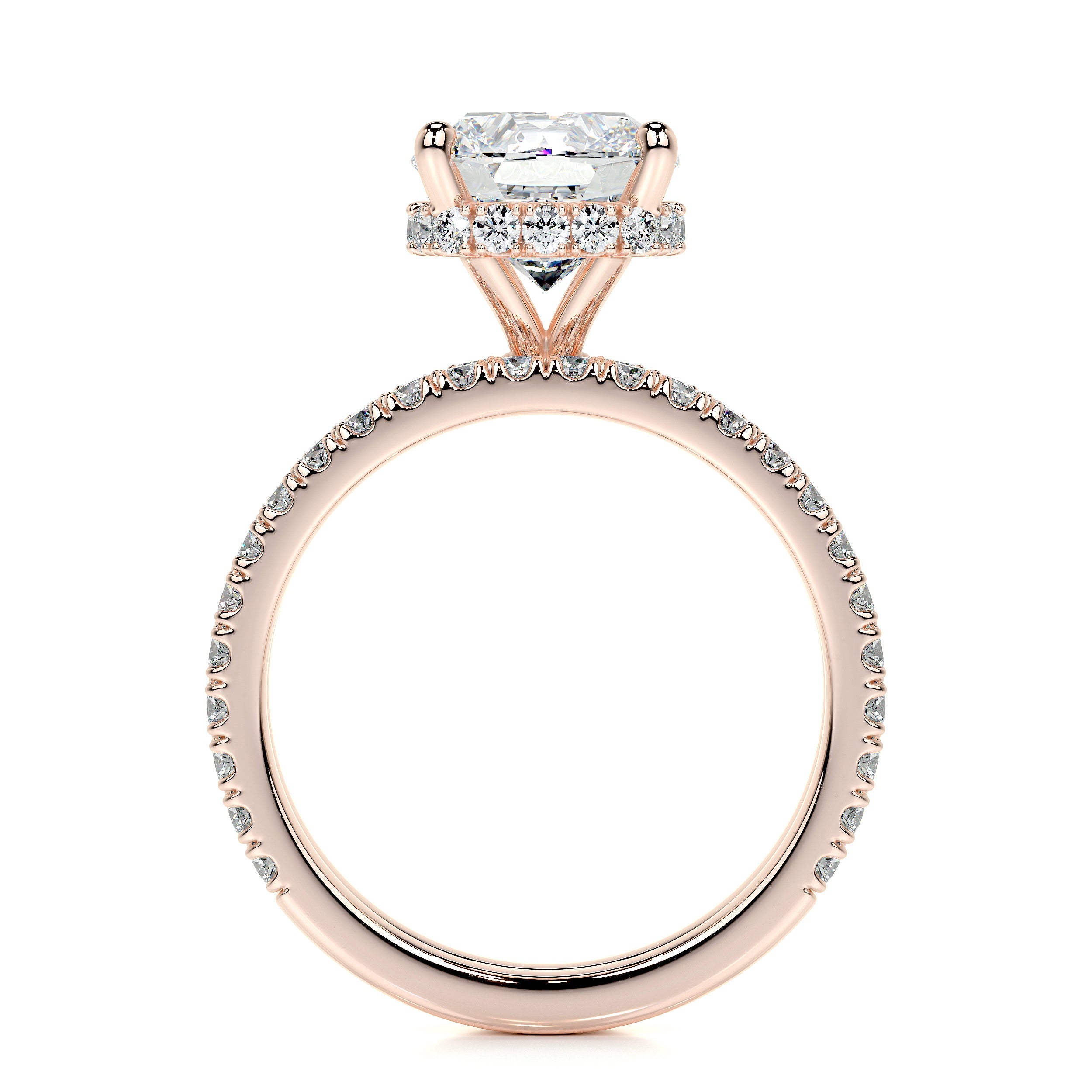Madeline Lab Grown Diamond Bridal Set (3 Carat) -14K Rose Gold