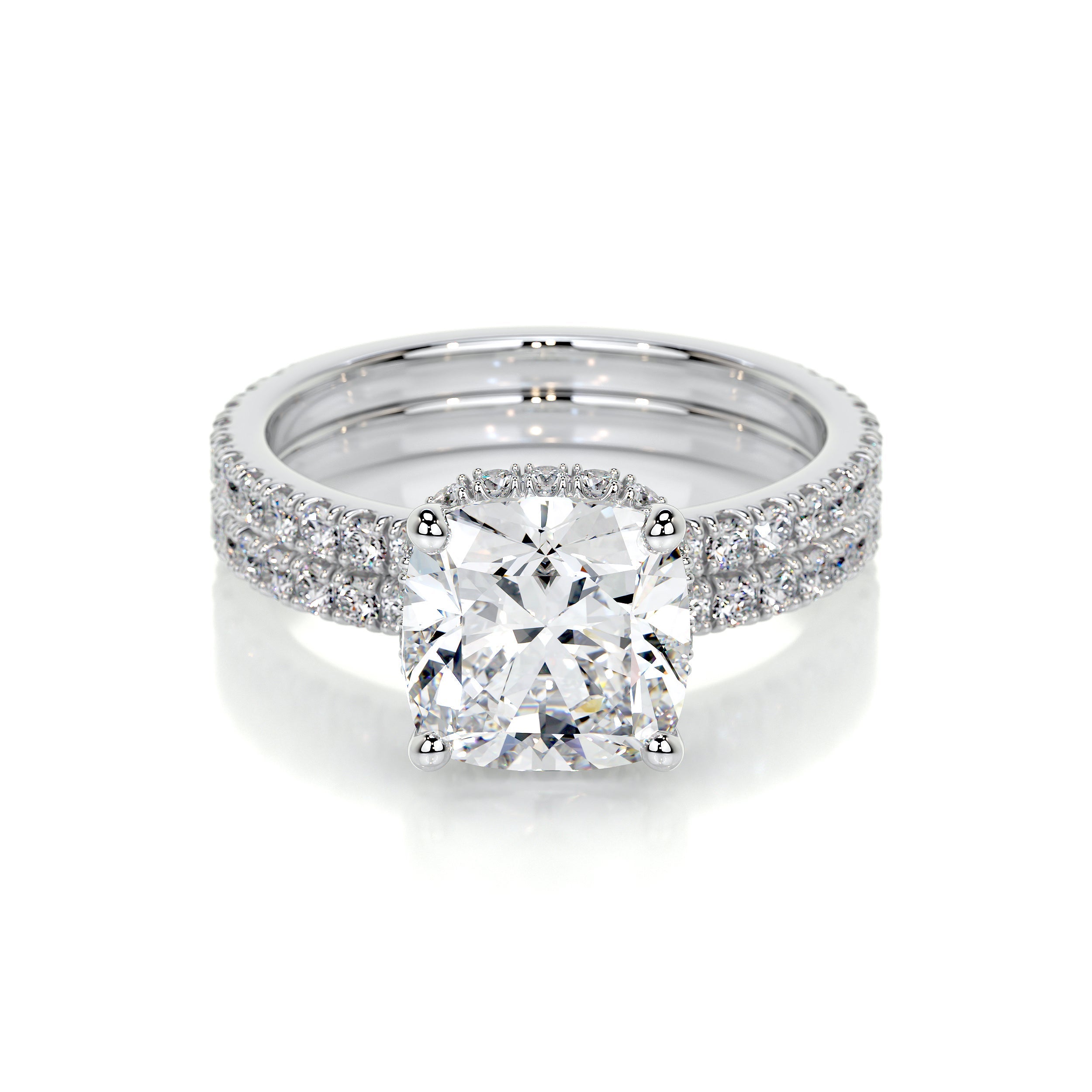 Madeline Lab Grown Diamond Bridal Set (3 Carat) -18K White Gold