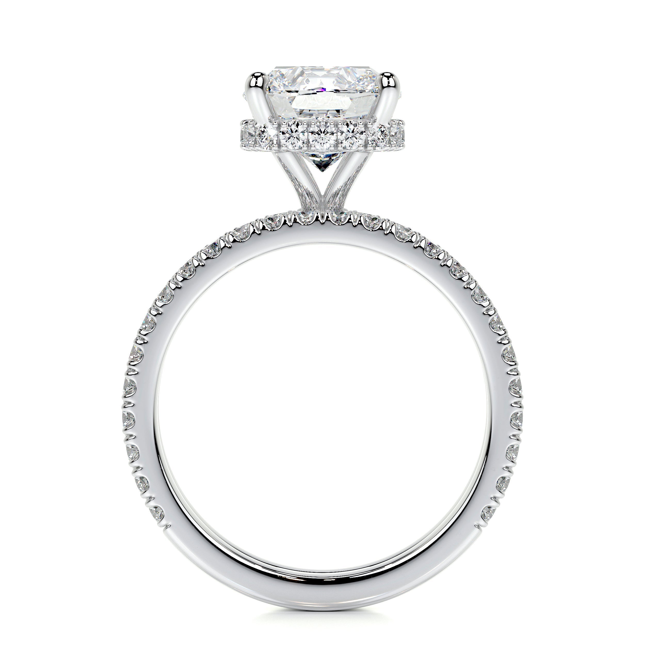 Madeline Lab Grown Diamond Bridal Set   (3 Carat) -14K White Gold