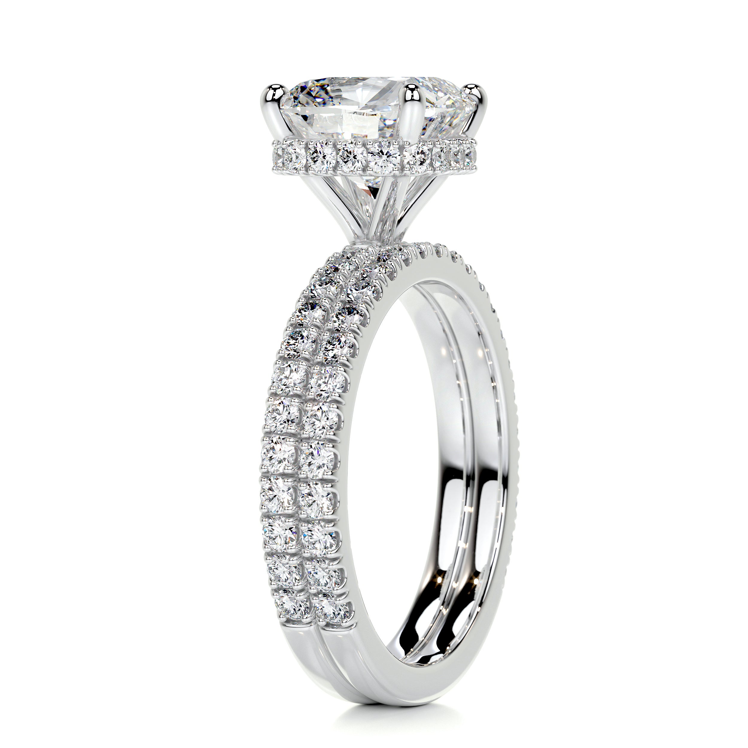Madeline Diamond Bridal Set -14K White Gold