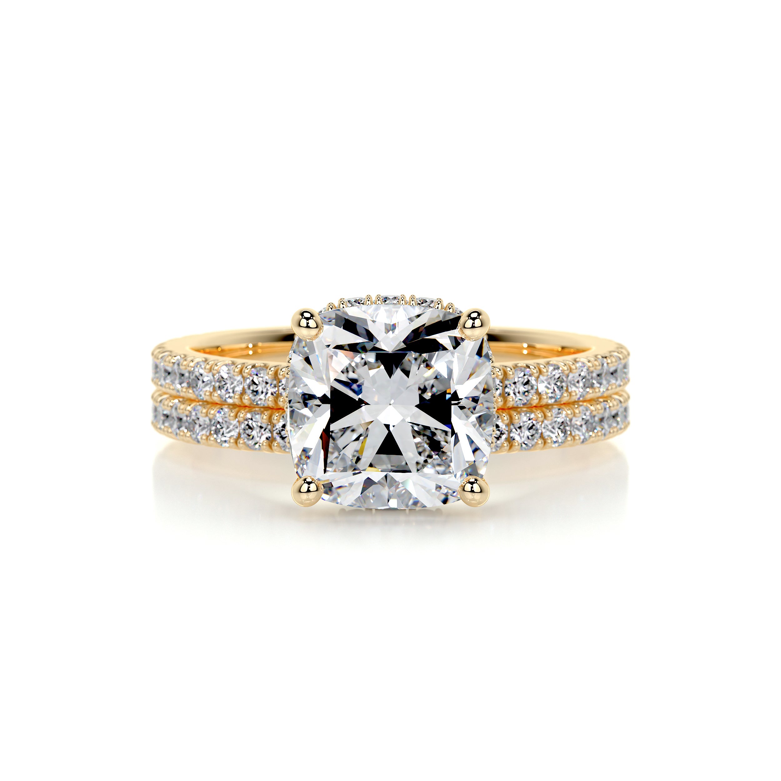 Madeline Diamond Bridal Set -18K Yellow Gold