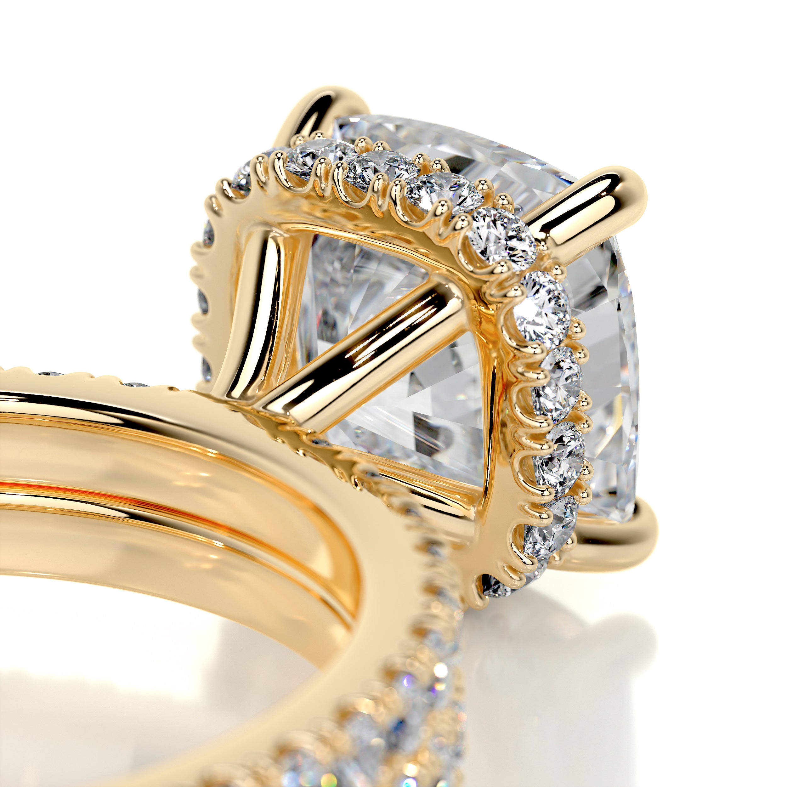 Madeline Diamond Bridal Set -18K Yellow Gold