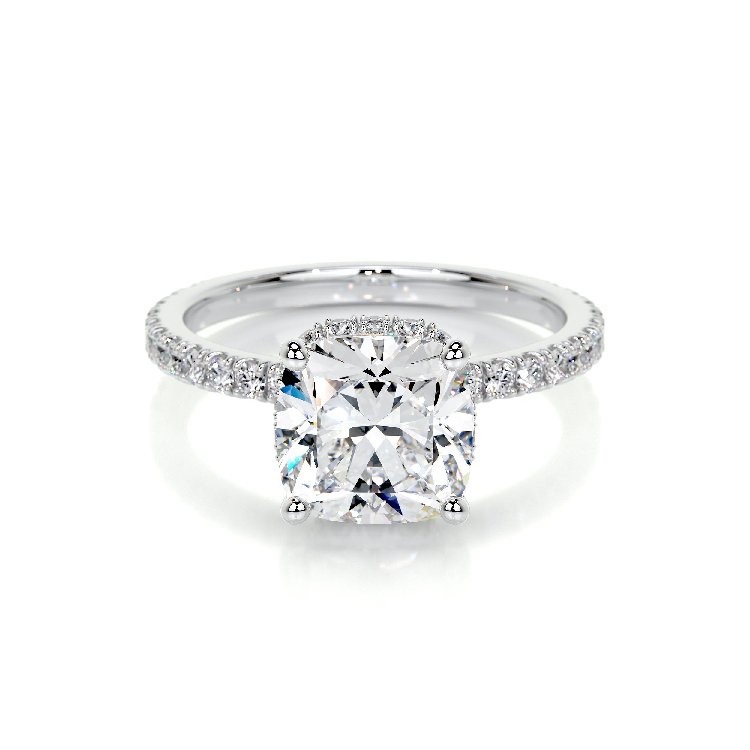 Madeline Lab Grown Diamond Ring (2.5 Carat) -14K White Gold