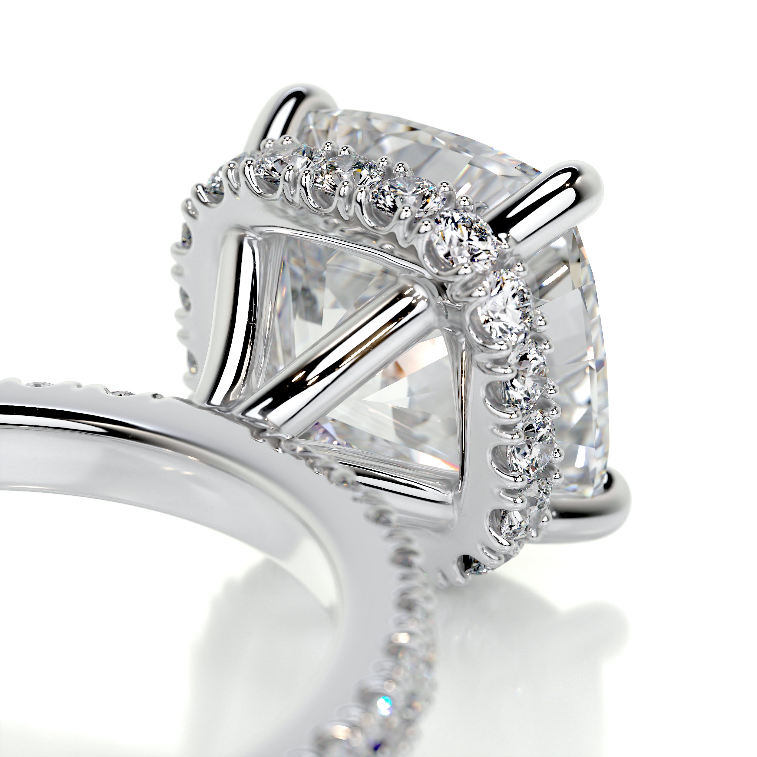 Madeline Diamond Engagement Ring -18K White Gold