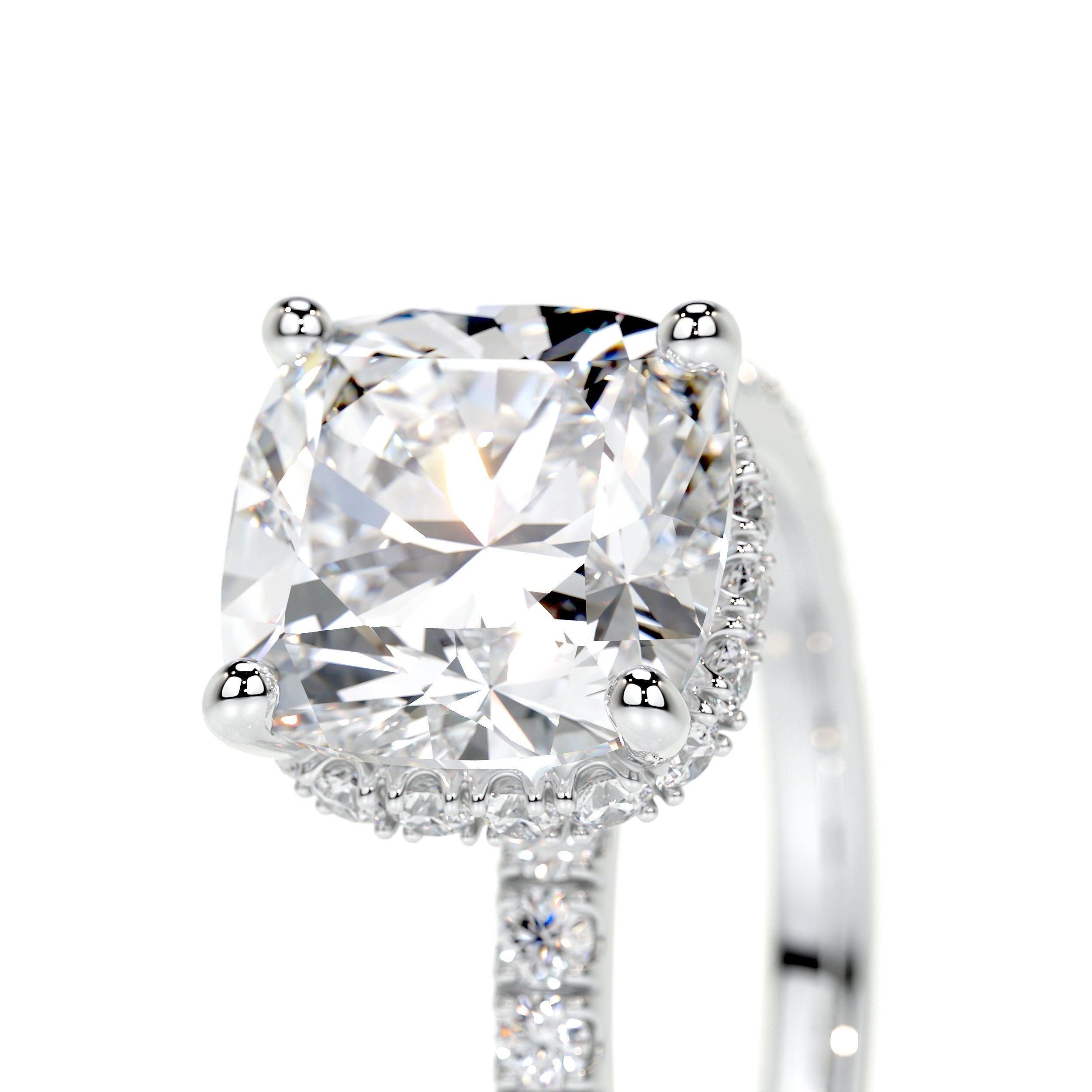 Madeline Lab Grown Diamond Ring (2.5 Carat) -14K White Gold
