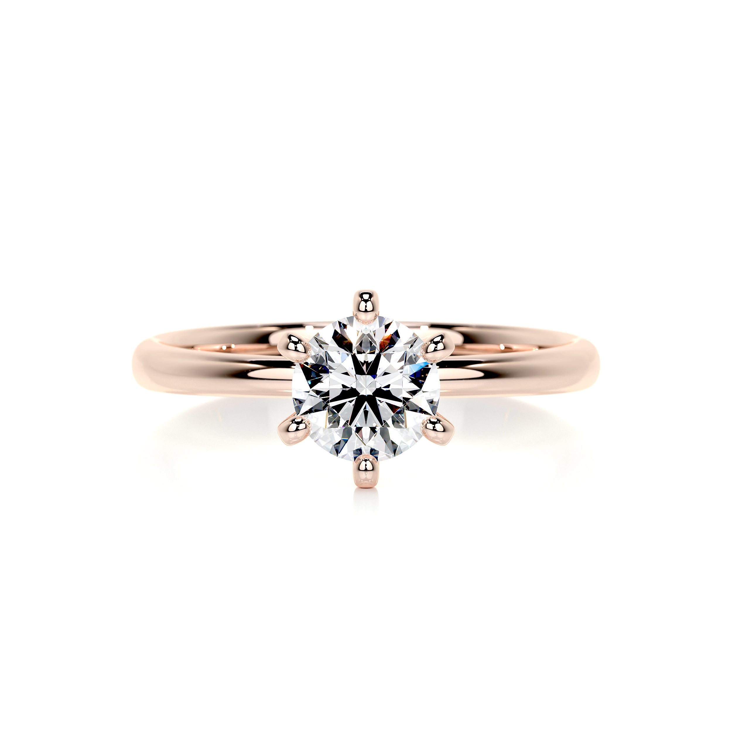 Samantha Diamond Engagement Ring -14K Rose Gold