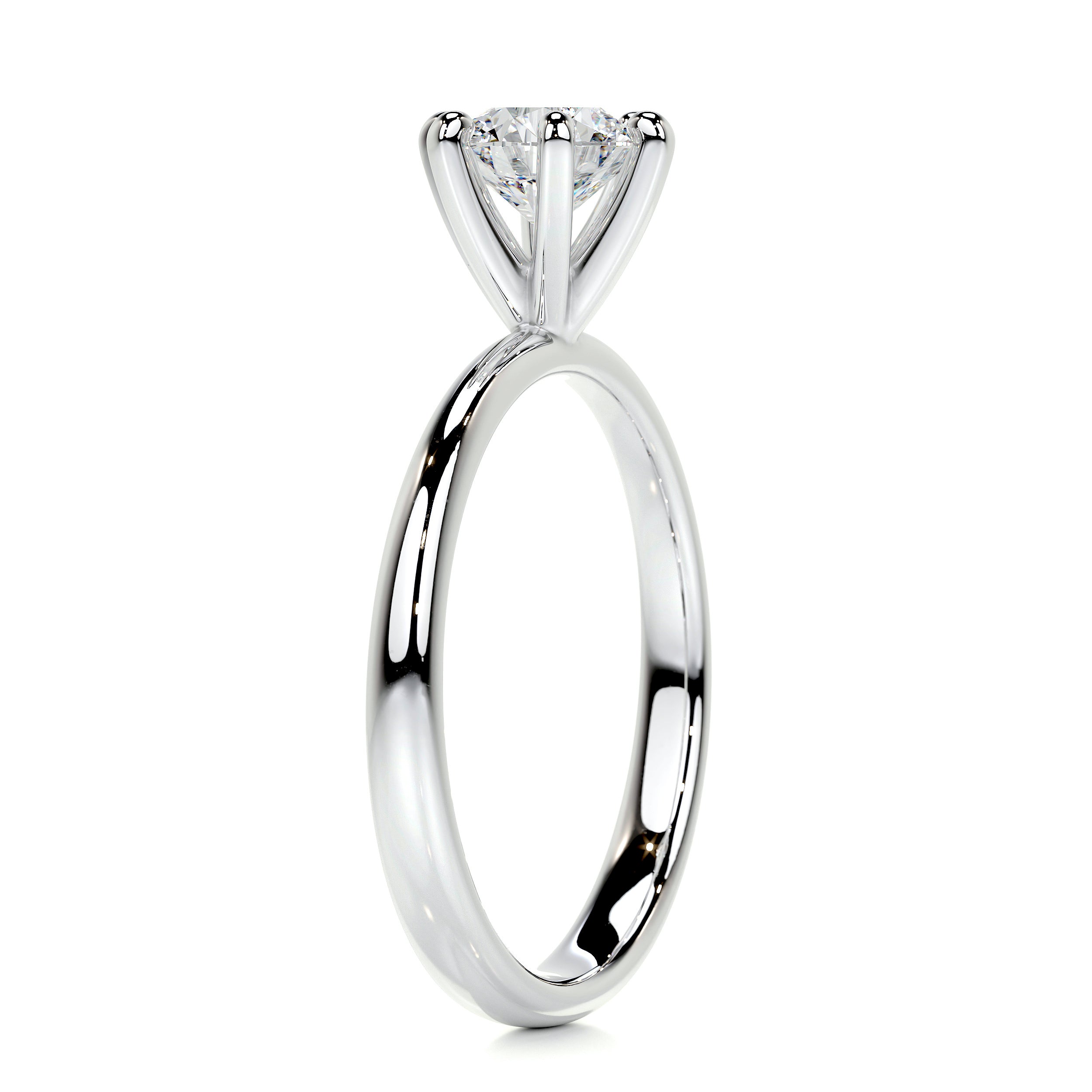 Samantha Diamond Engagement Ring -14K White Gold