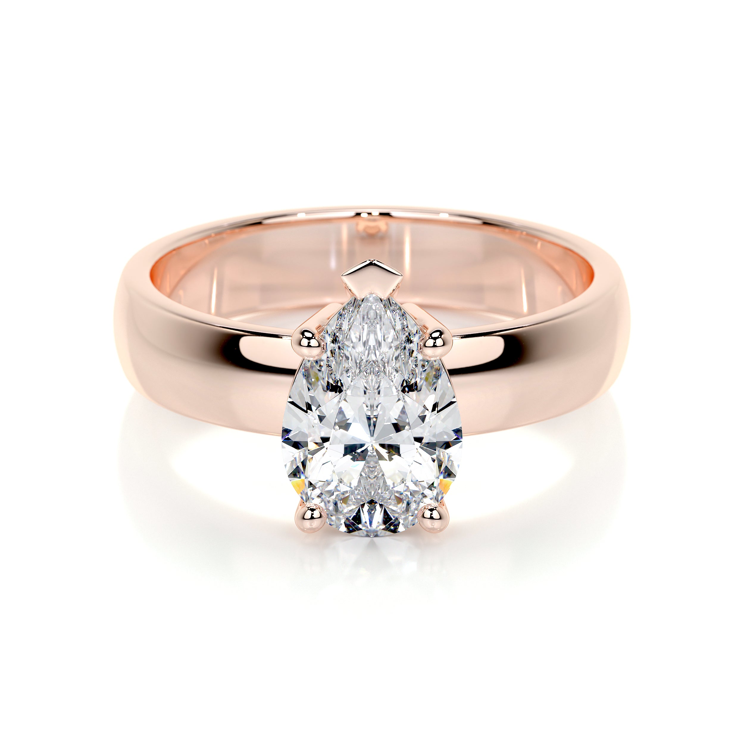 Hannah Lab Grown Diamond Ring -14K Rose Gold