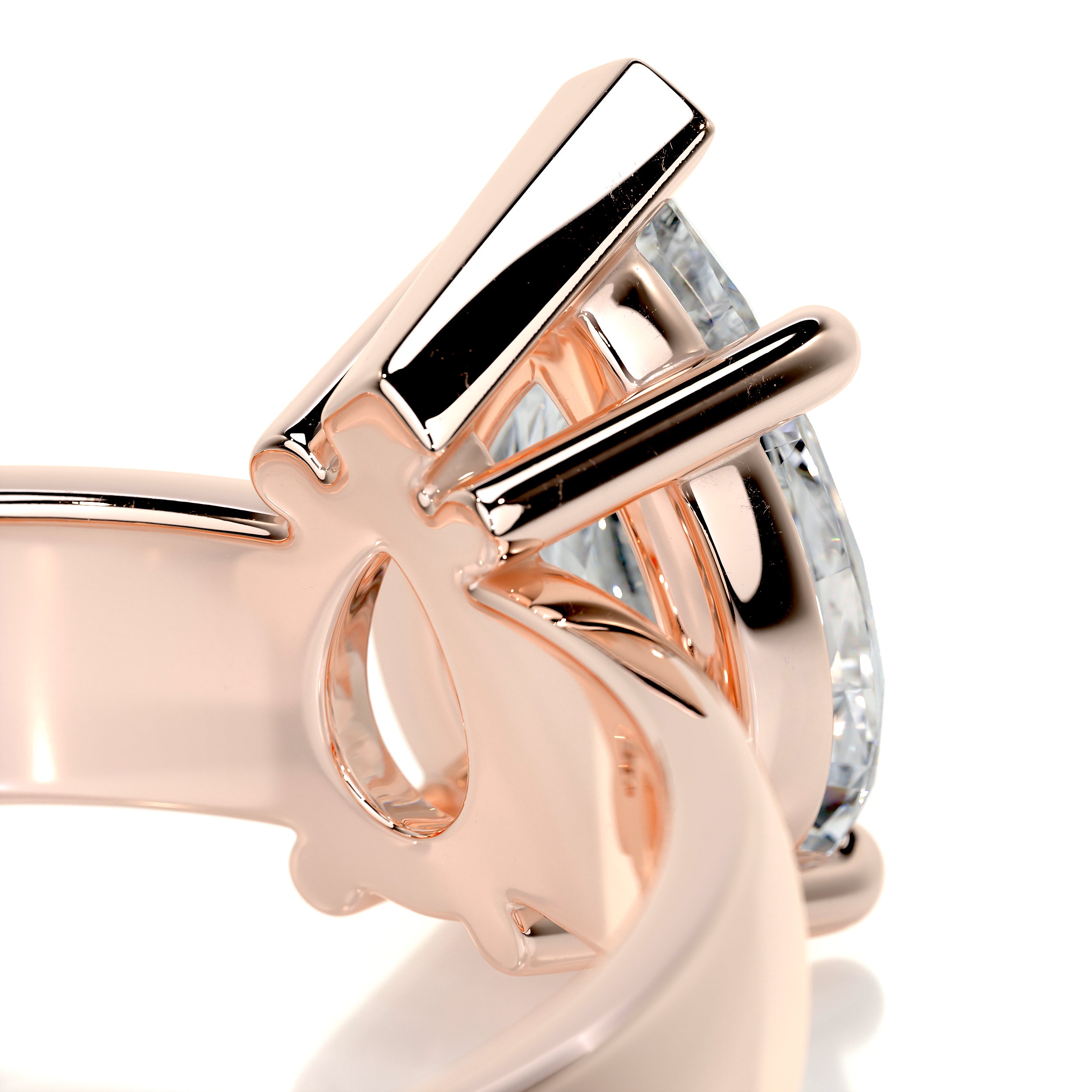 Hannah Diamond Engagement Ring -14K Rose Gold