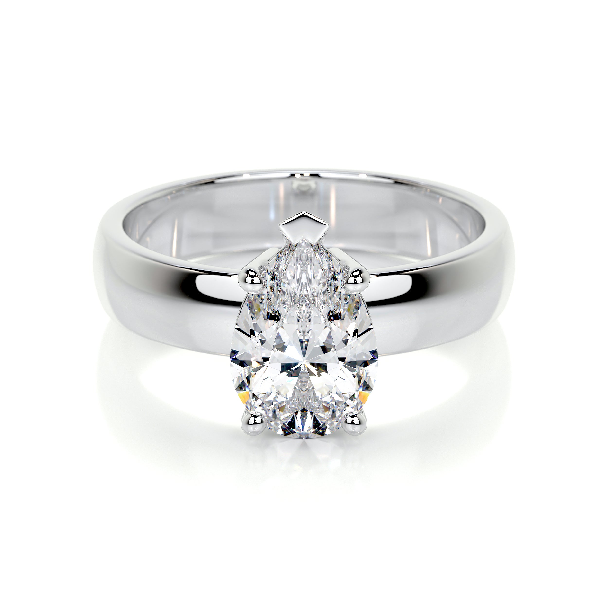 Hannah Lab Grown Diamond Ring -14K White Gold