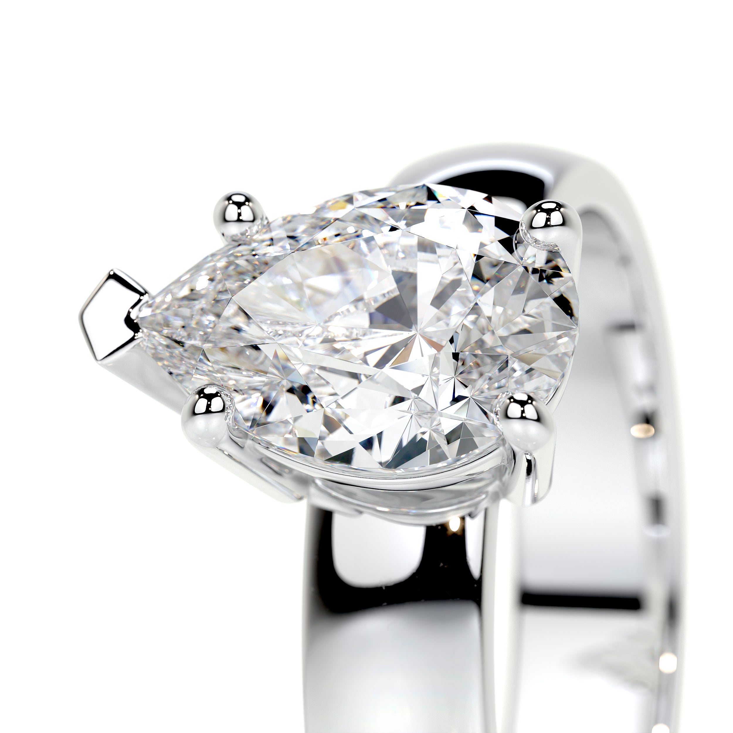 Hannah Lab Grown Diamond Ring -14K White Gold
