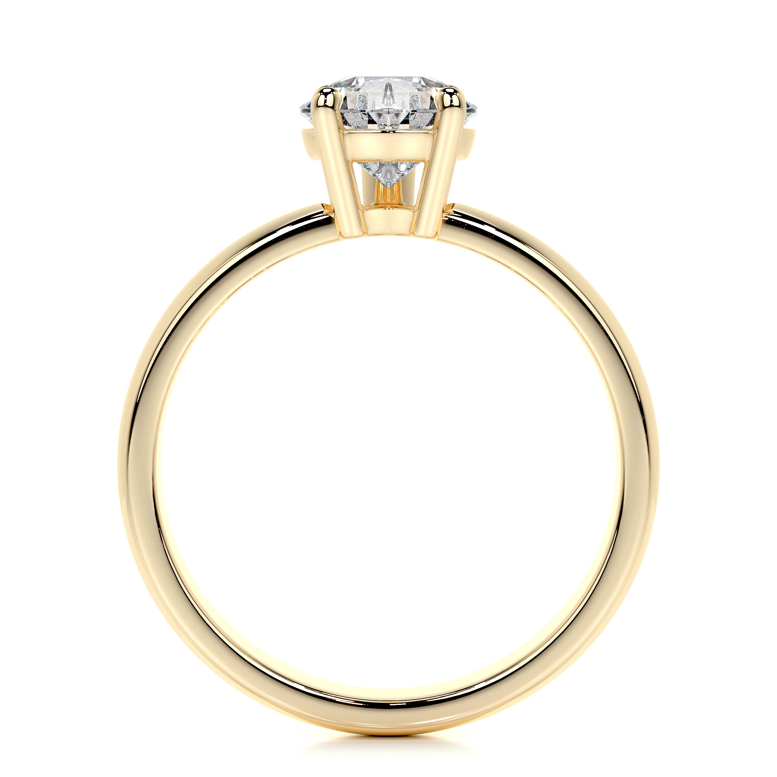 Hannah Lab Grown Diamond Ring -18K Yellow Gold