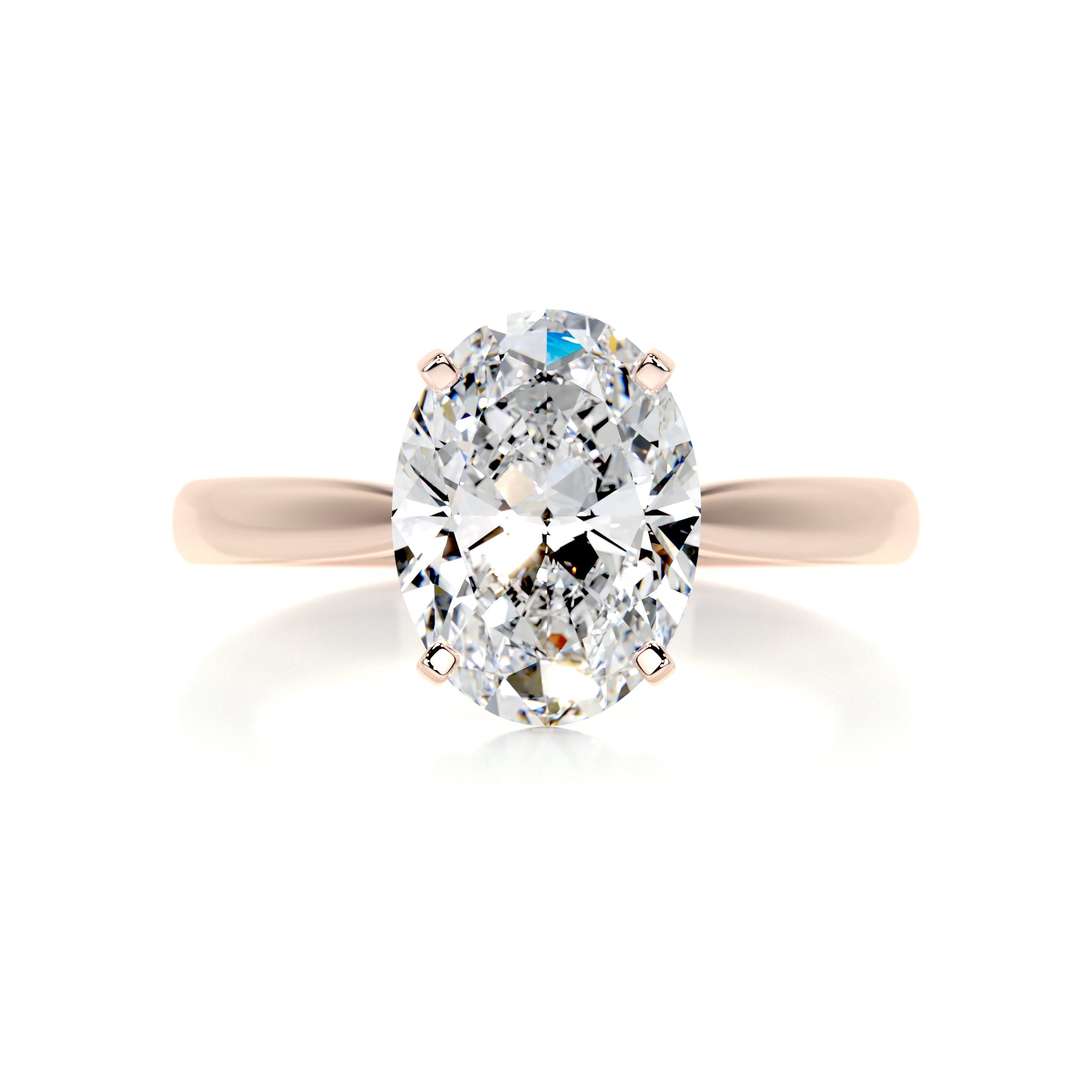 Diana Diamond Engagement Ring -14K Rose Gold