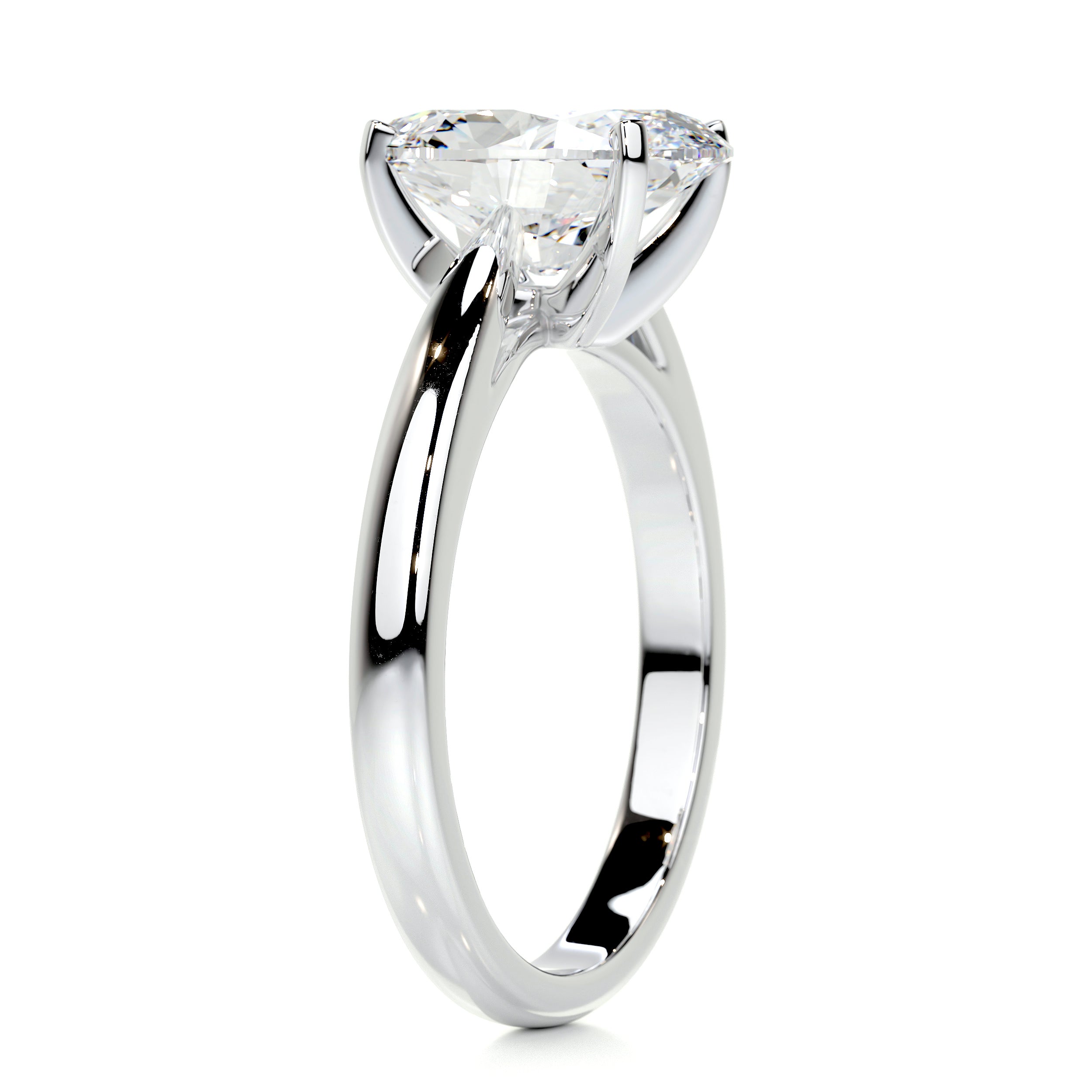 Diana Diamond Engagement Ring -18K White Gold