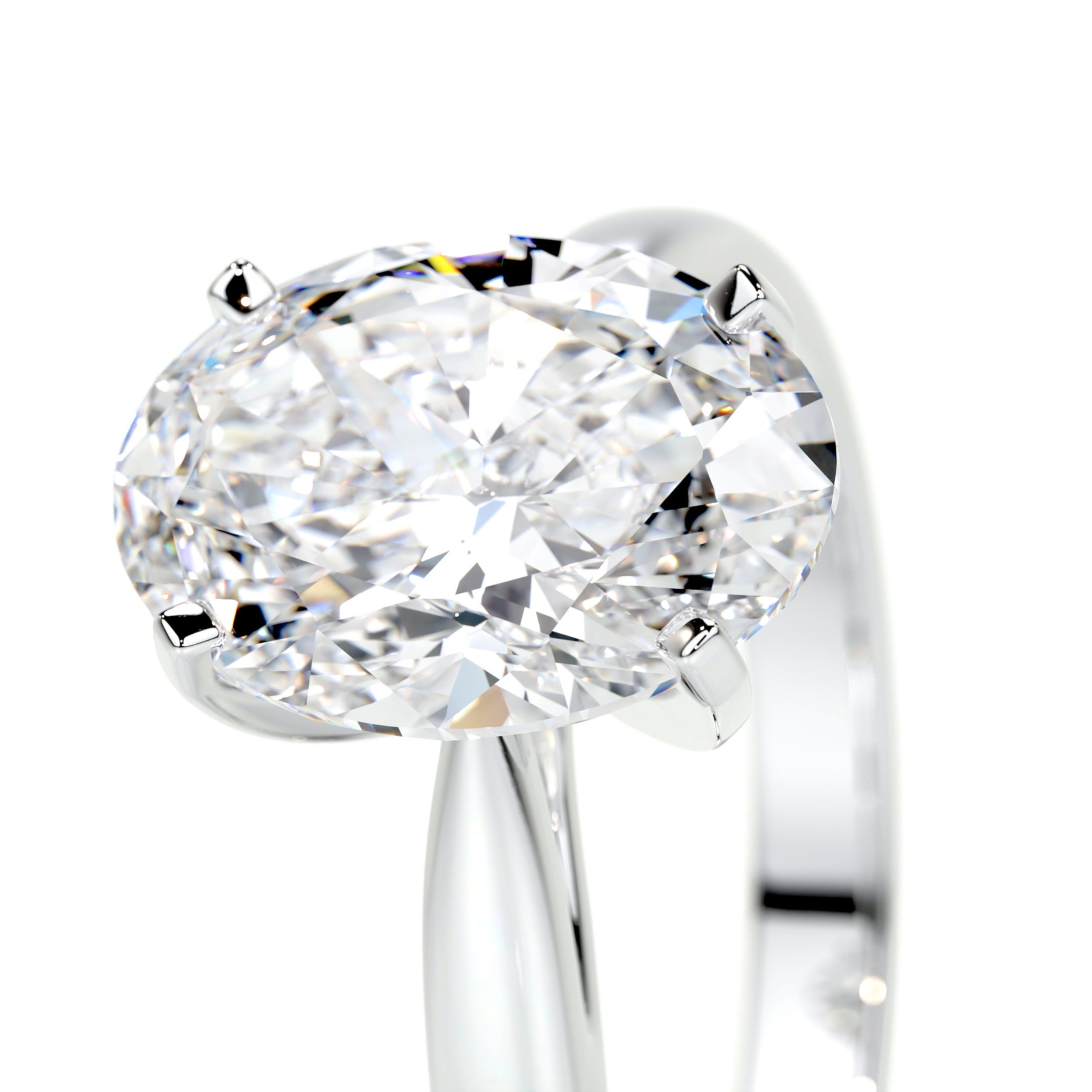 Diana Lab Grown Diamond Ring -18K White Gold
