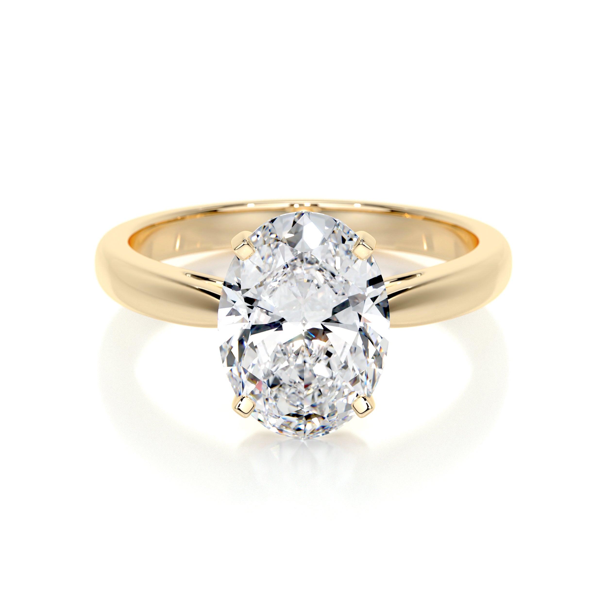 Diana Lab Grown Diamond Ring -18K Yellow Gold