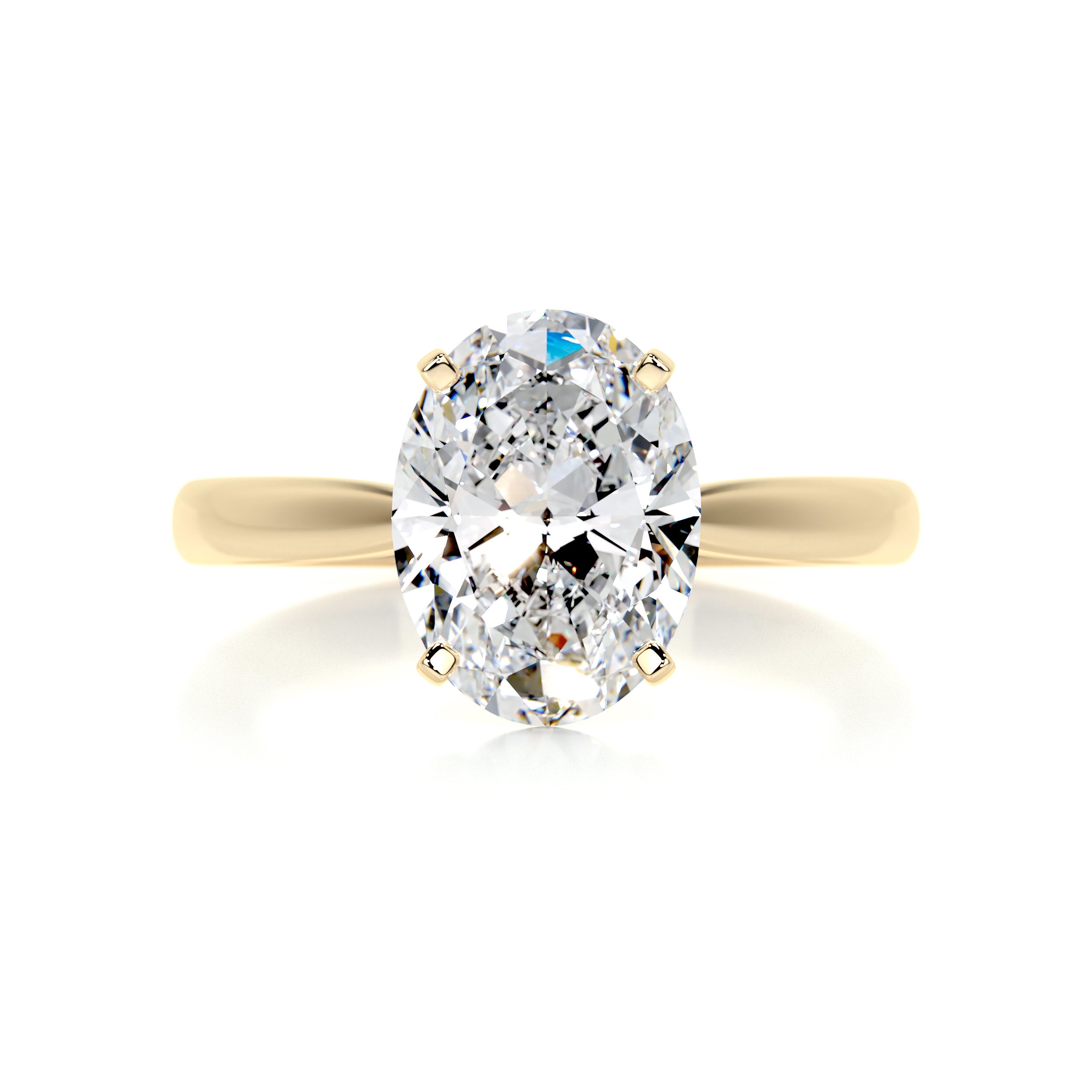 Diana Diamond Engagement Ring -18K Yellow Gold