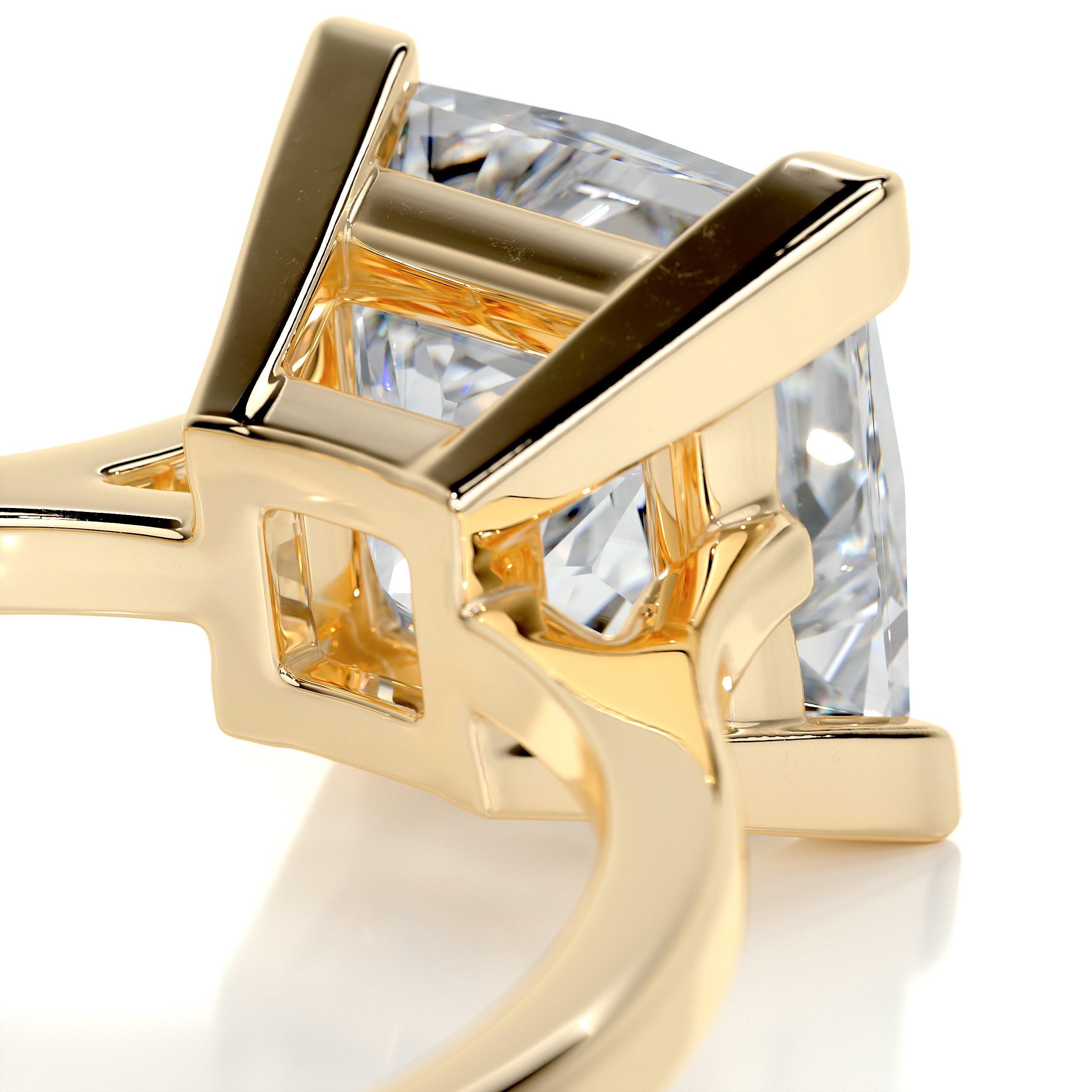Ella Diamond Engagement Ring -18K Yellow Gold